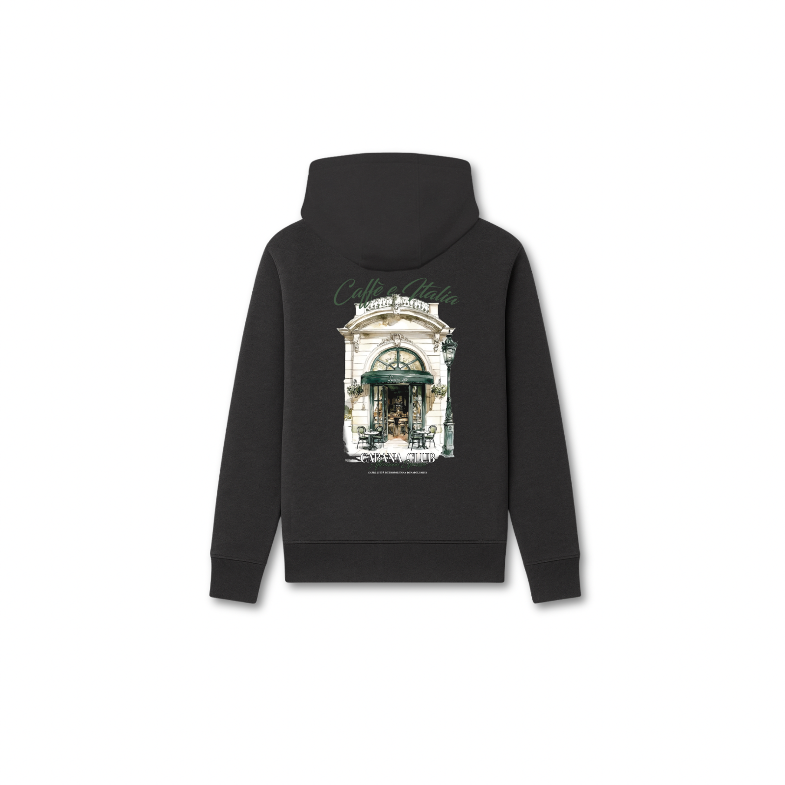 Caffé Italia Hoodie Zwart Kids