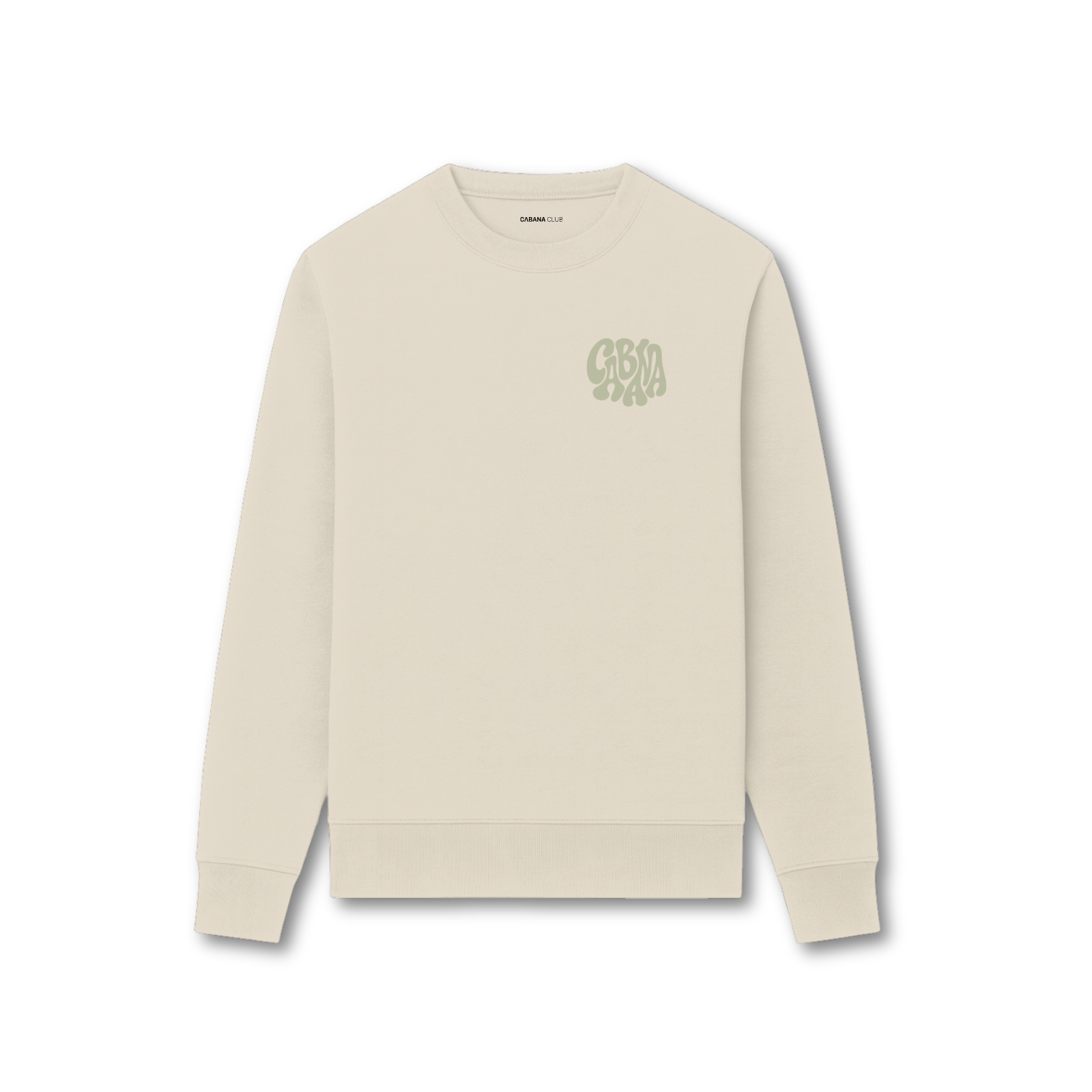 Swirl Sweater Ecru/Army