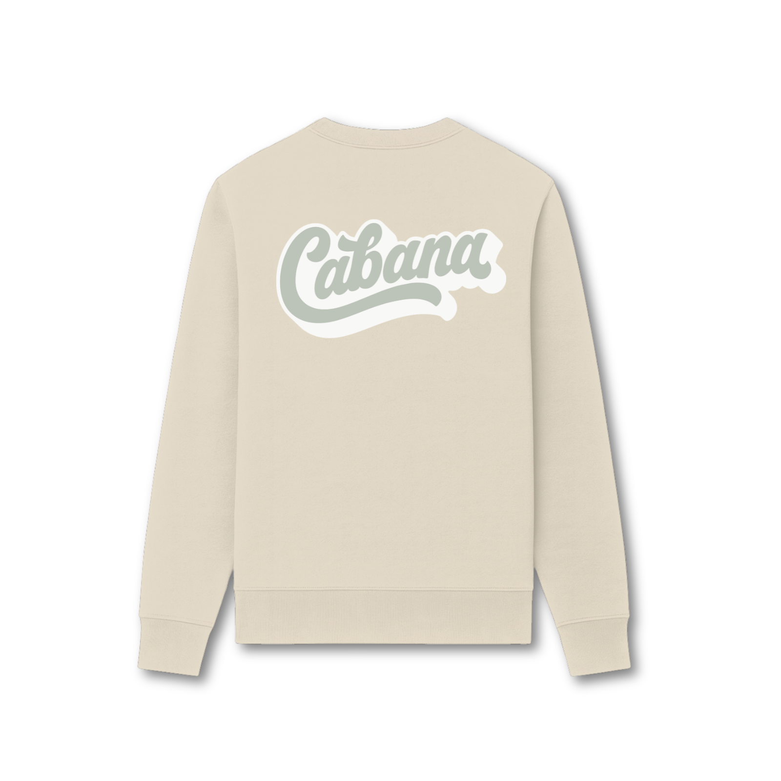 Wave Logo Sweater Ecru