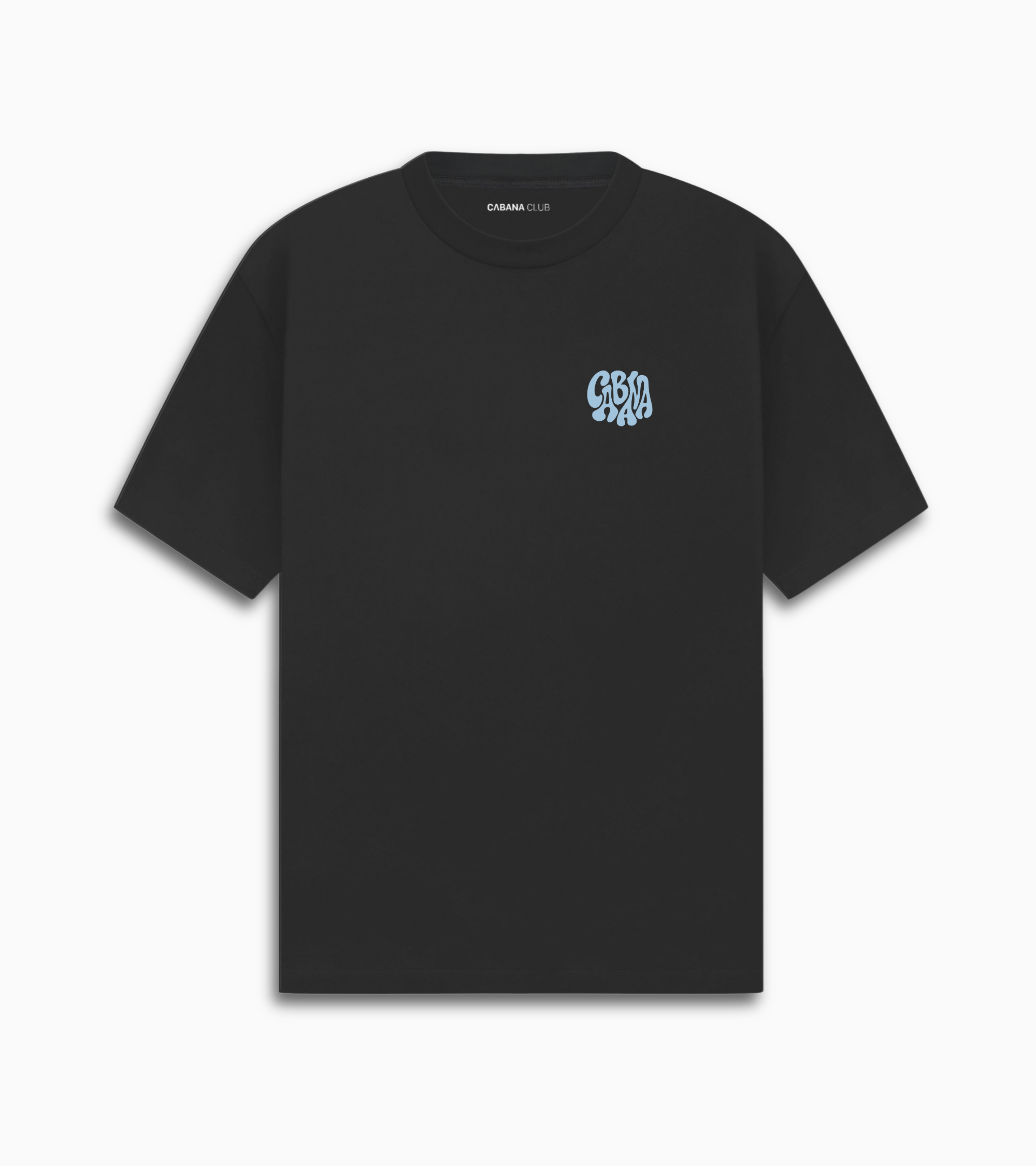 Swirl tee - Black/Blue