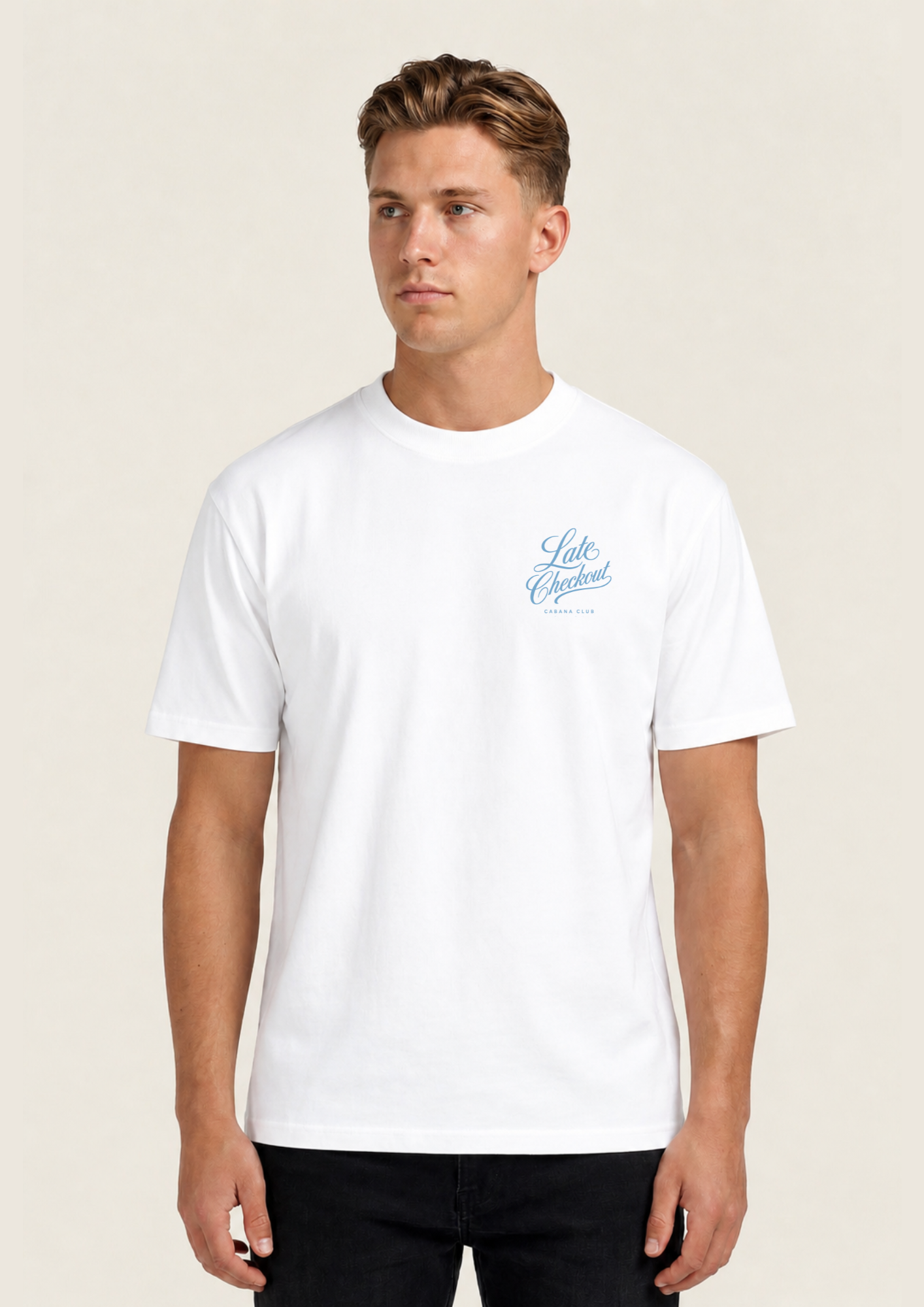 Late Checkout Off-white - voorkant