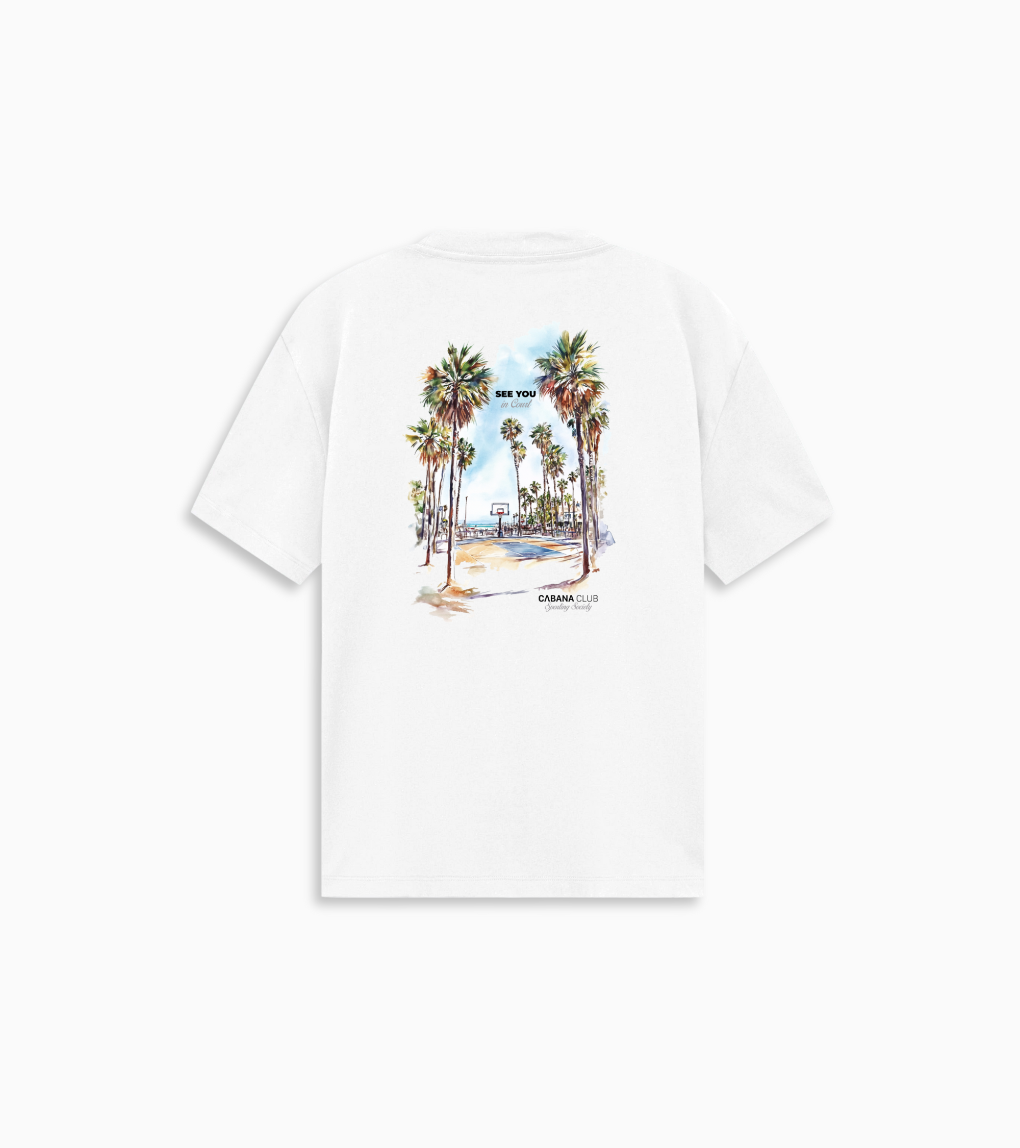 Court tee Junior - White