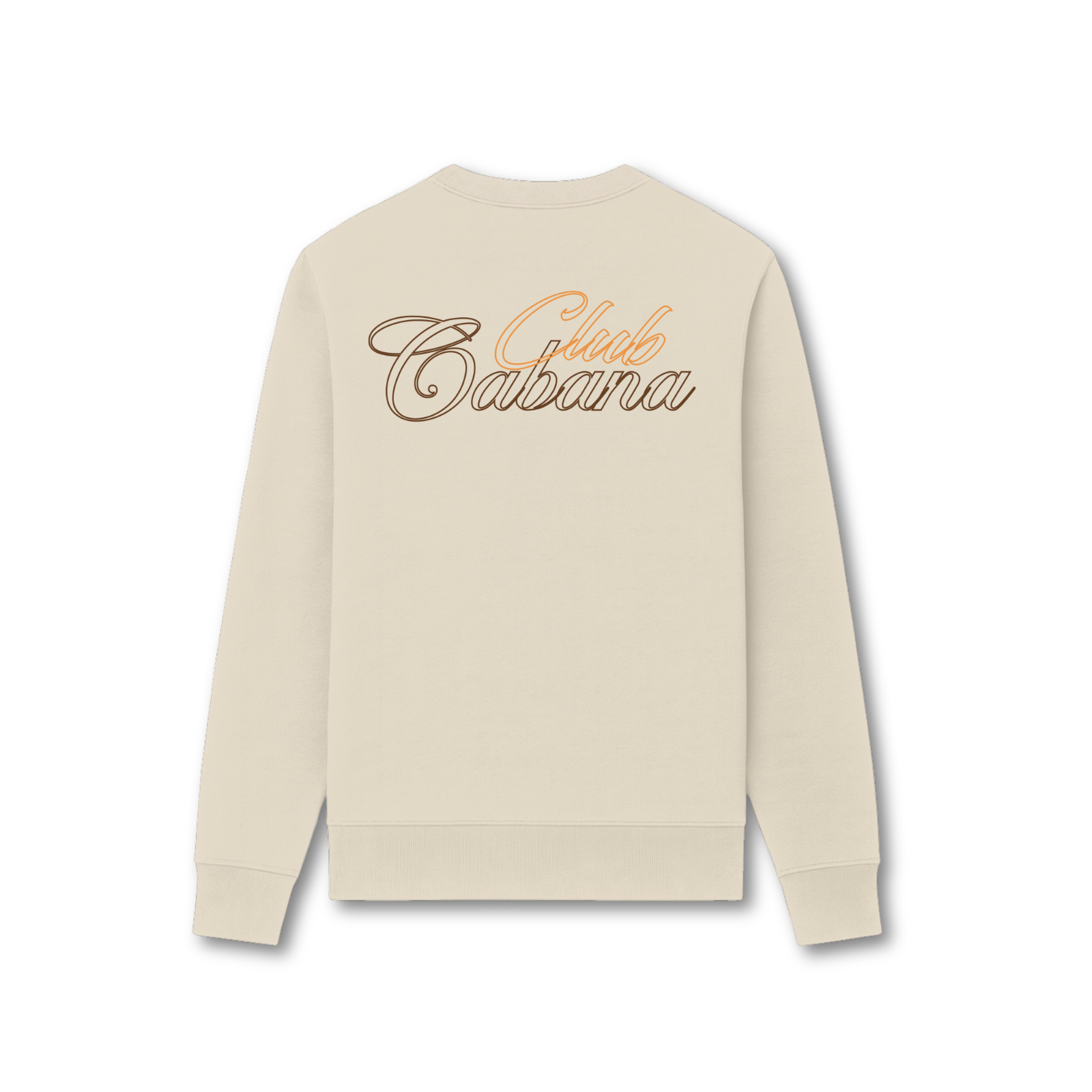 Club Sweater Ecru - Oranje