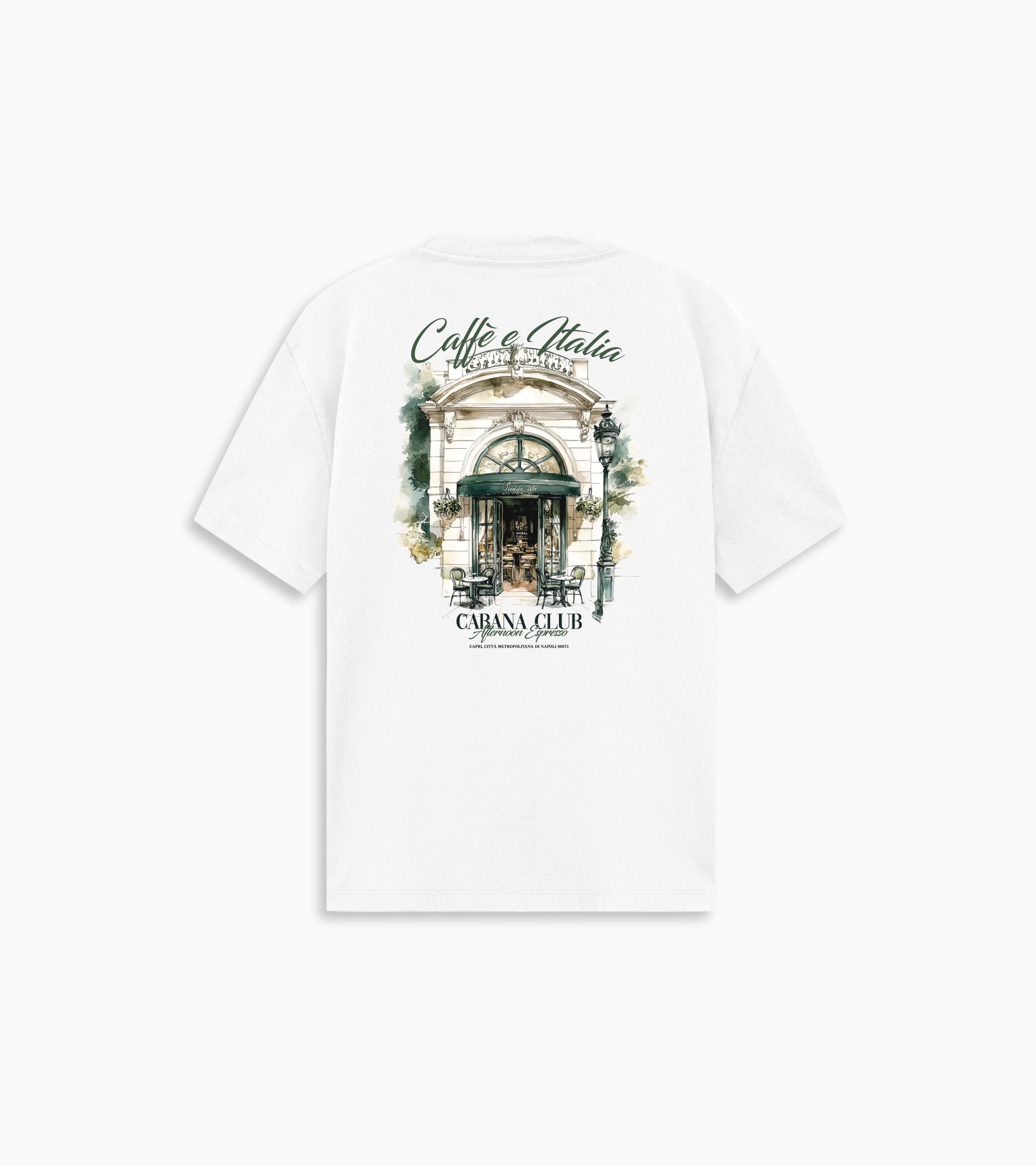 Café Italia tee Junior - White