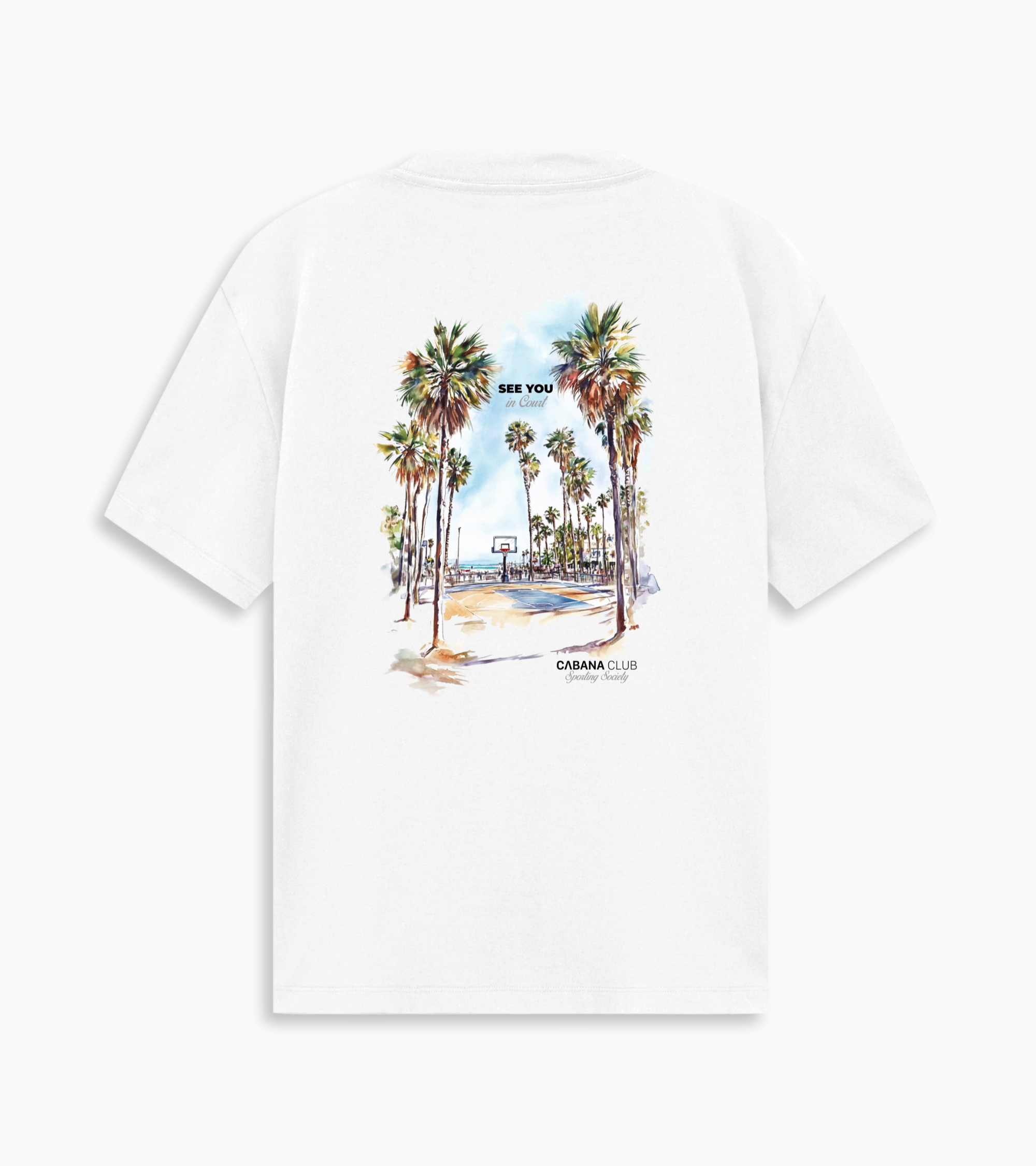 Sport Society Tee- White
