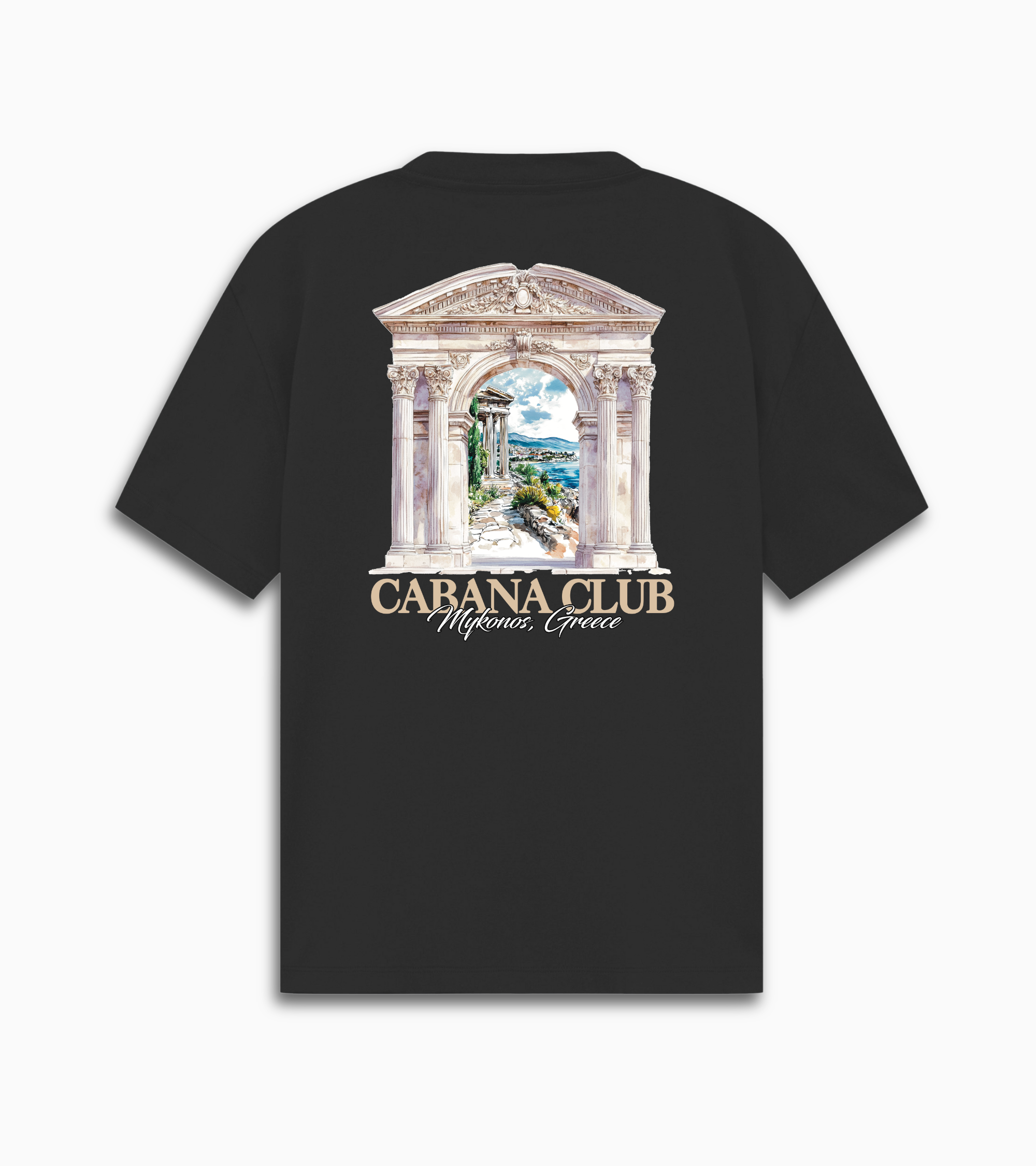 Mykonos Tee- Black