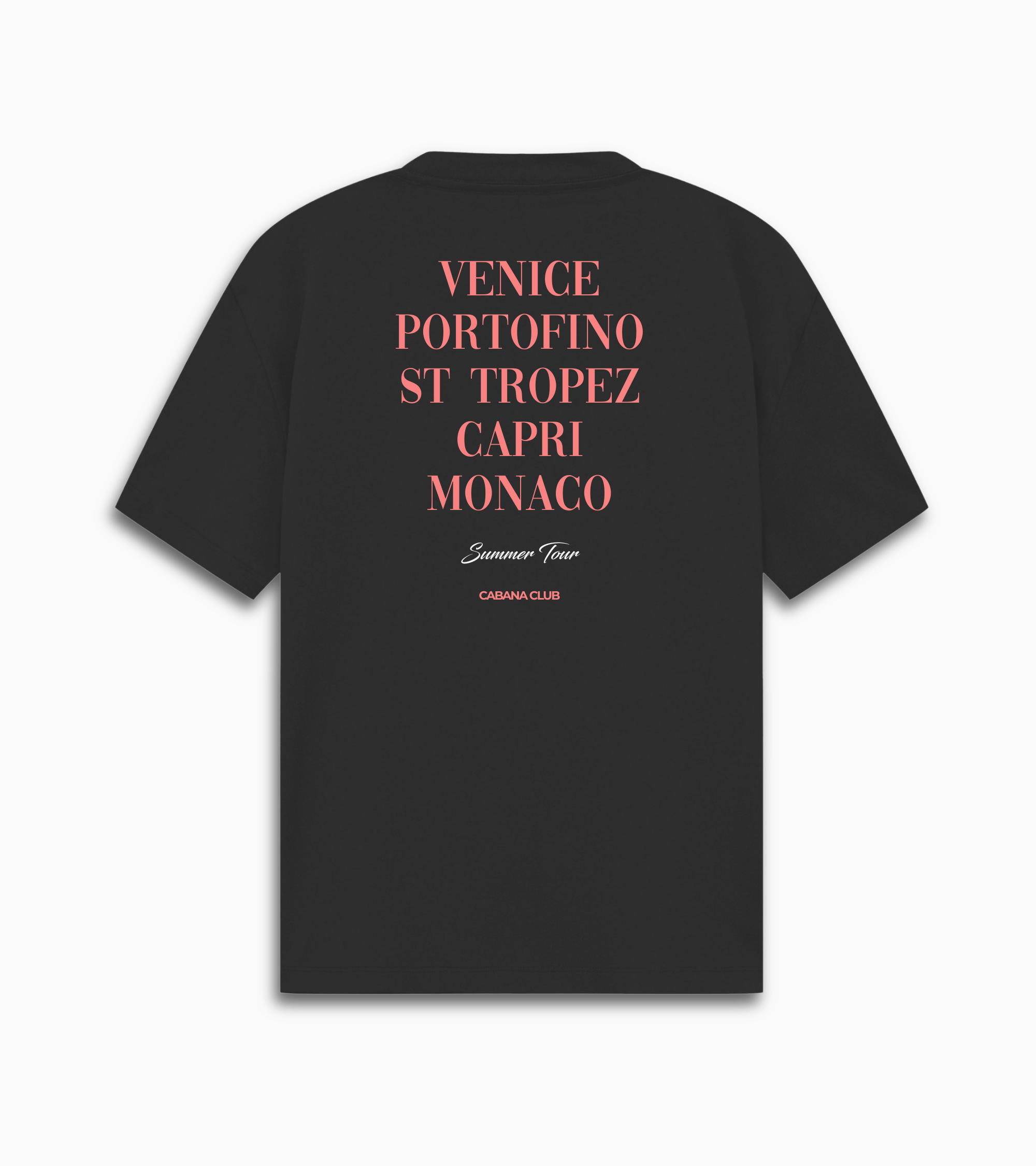 Summer Tour Tee- Black