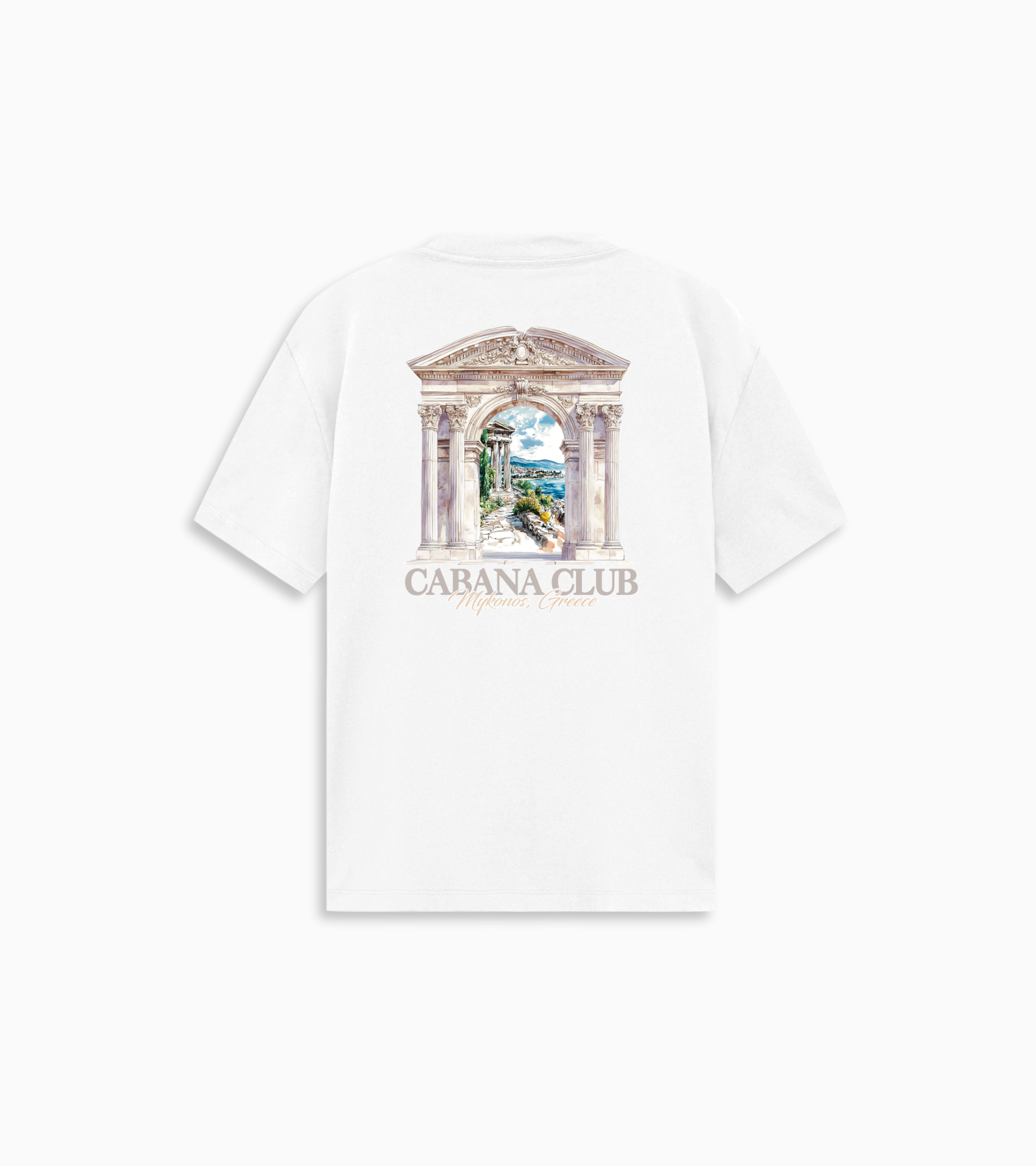 Mykonos tee Junior - White