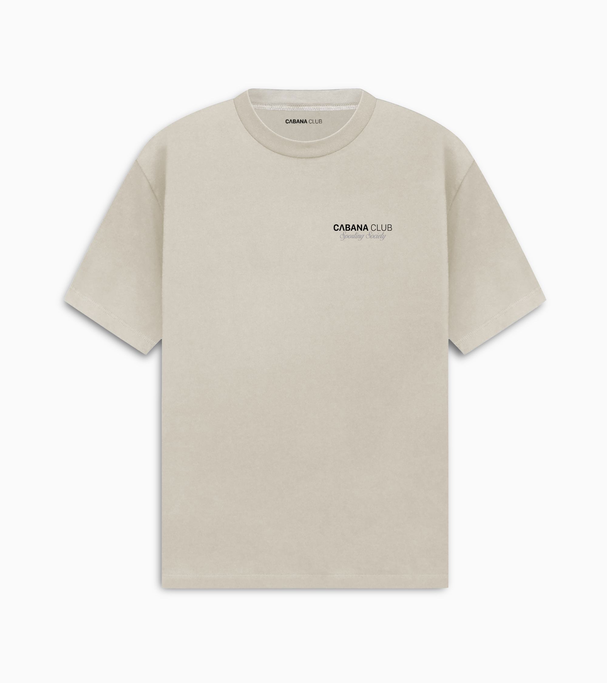 Sport Society Tee- Beige