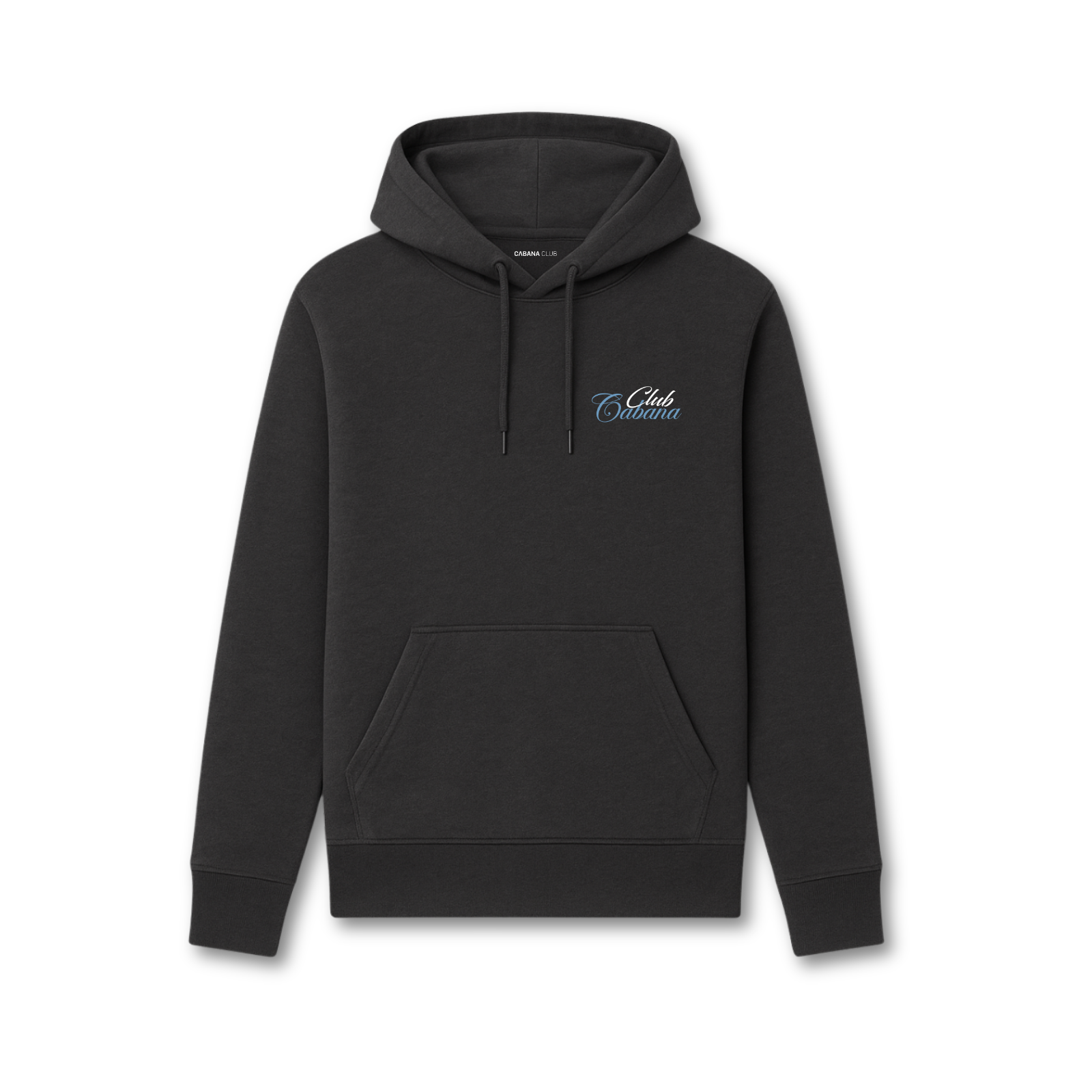 Club Hoodie Zwart - Blauw
