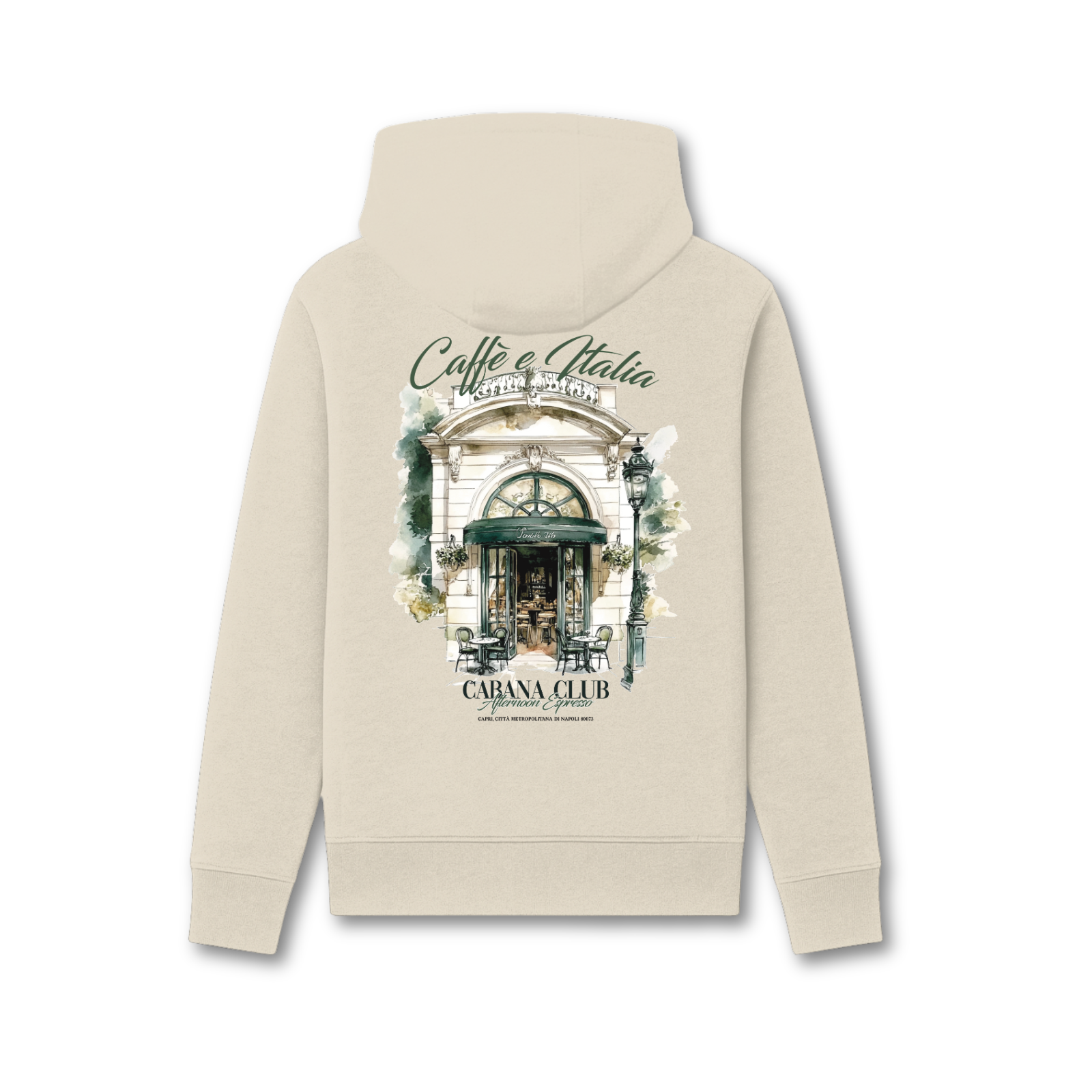 Cafe Italia Hoodie Ecru