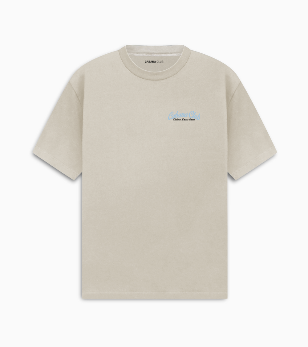 Vacation Tee- Beige