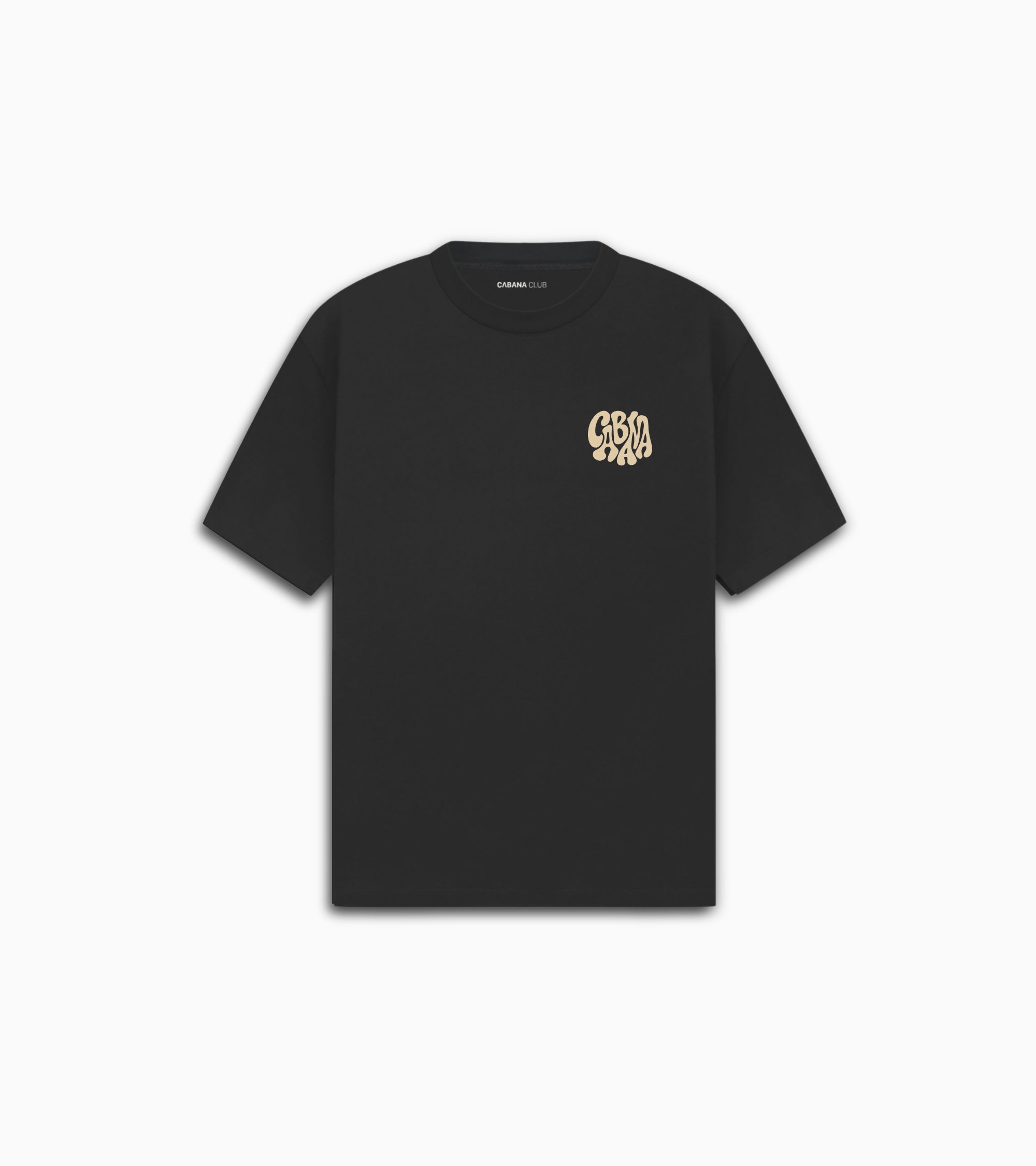 Swirl tee Junior - Black/Beige