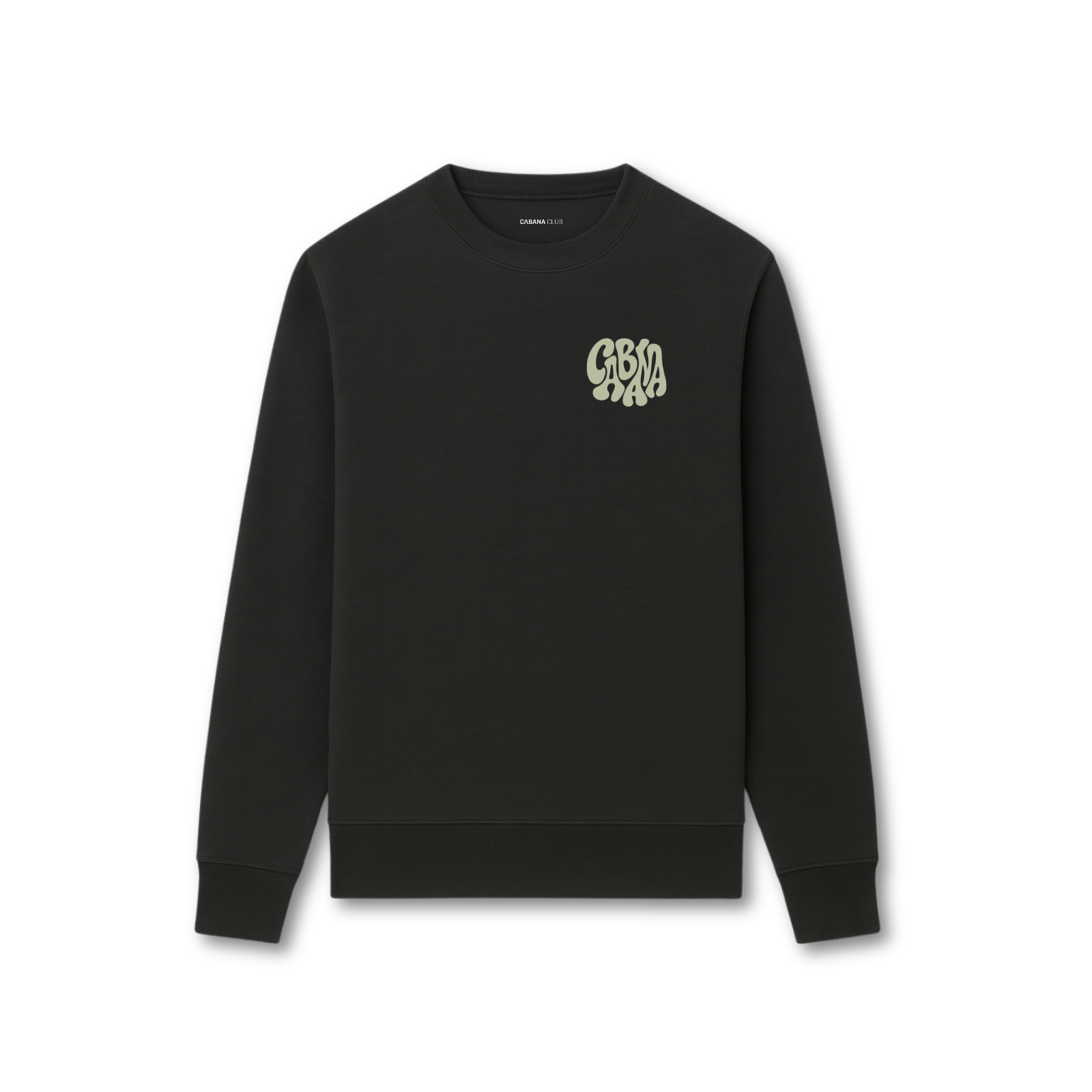 Swirl Sweater Zwart/Army