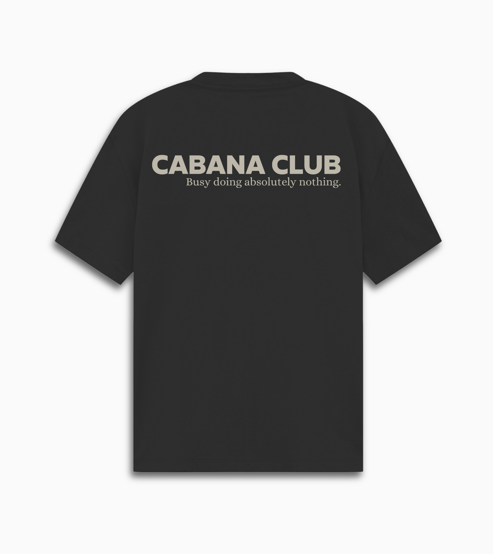 Out Of Office Tee - Black/Beige