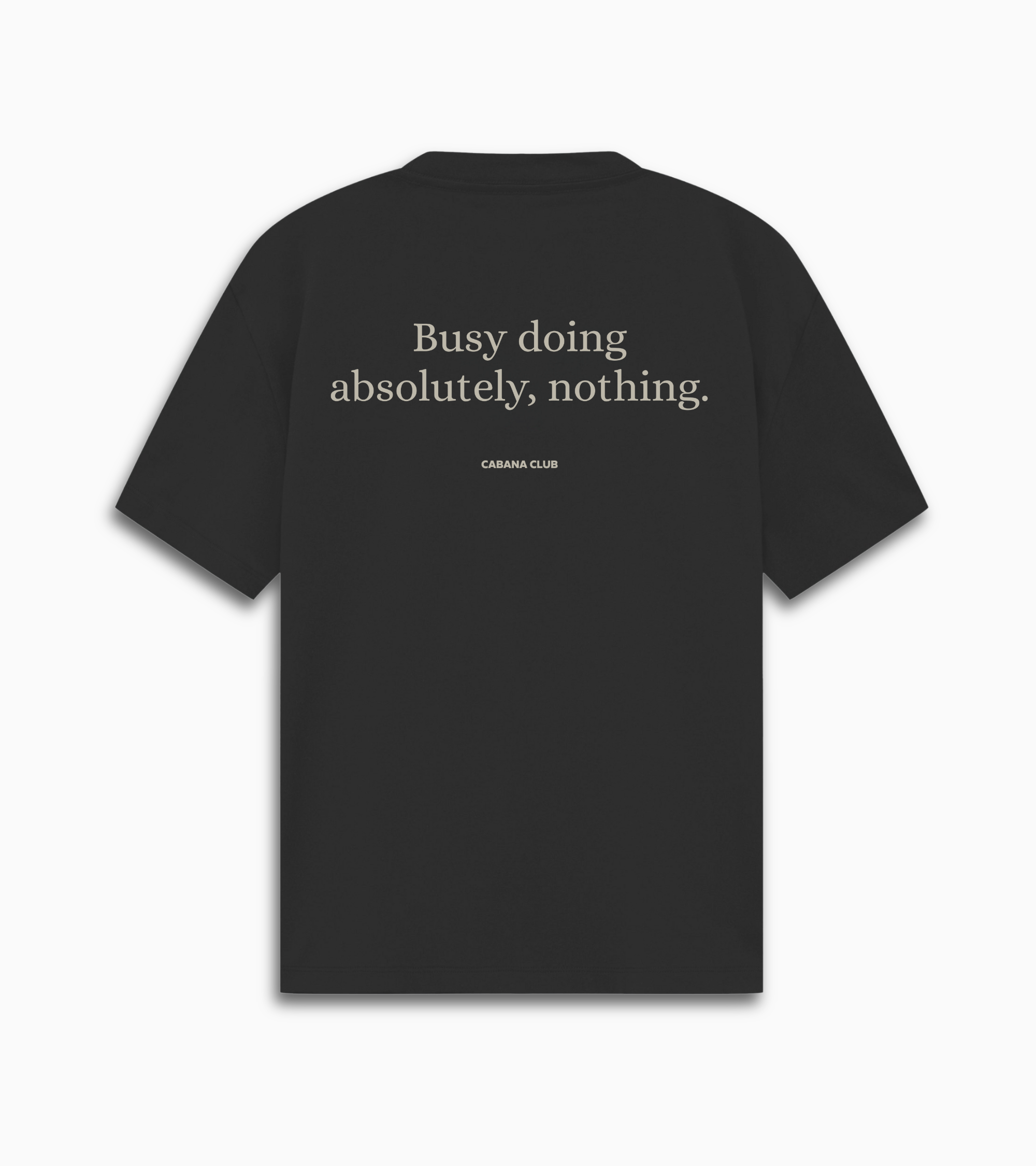 Busy Tee - Black/Beige