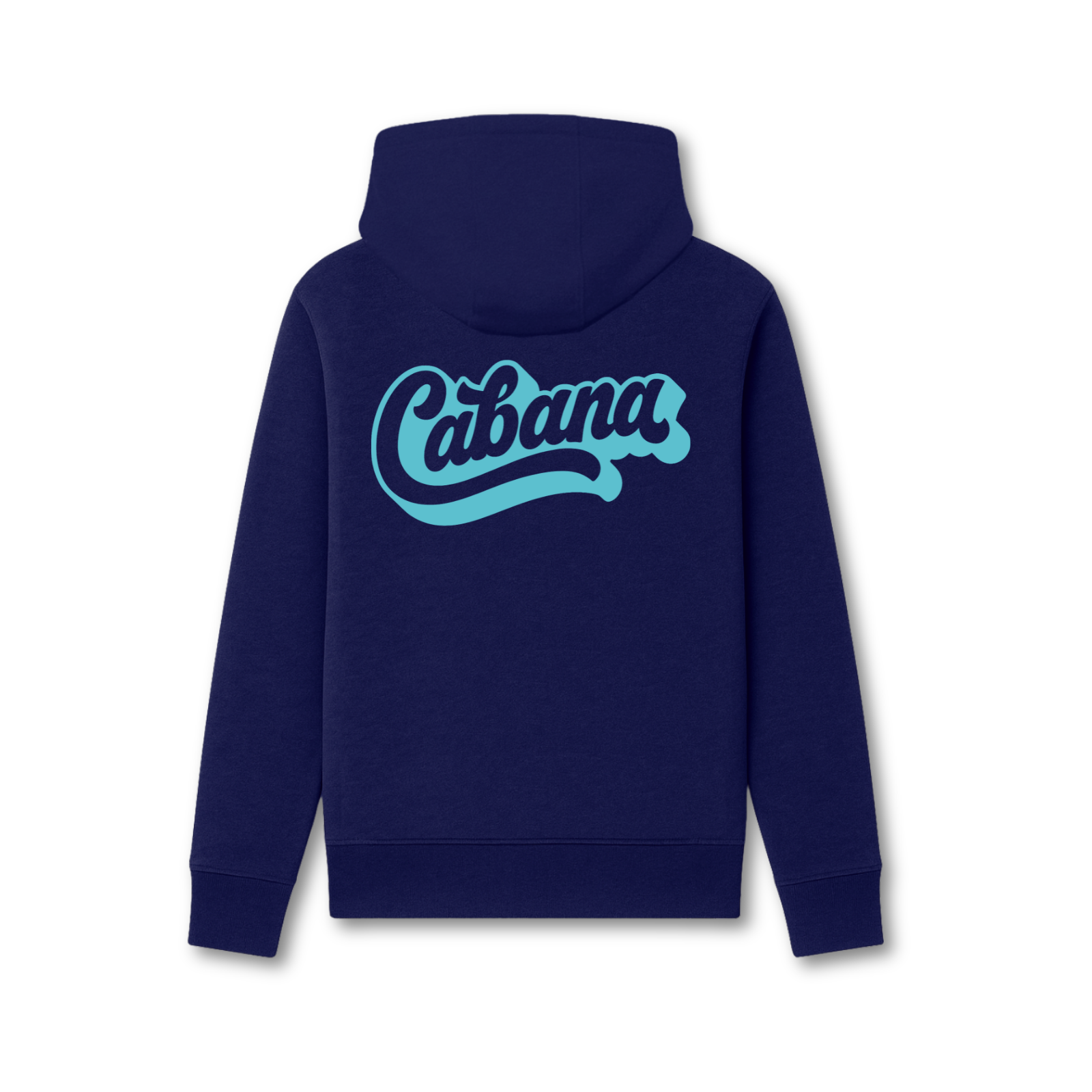 Wave Logo Hoodie Blauw