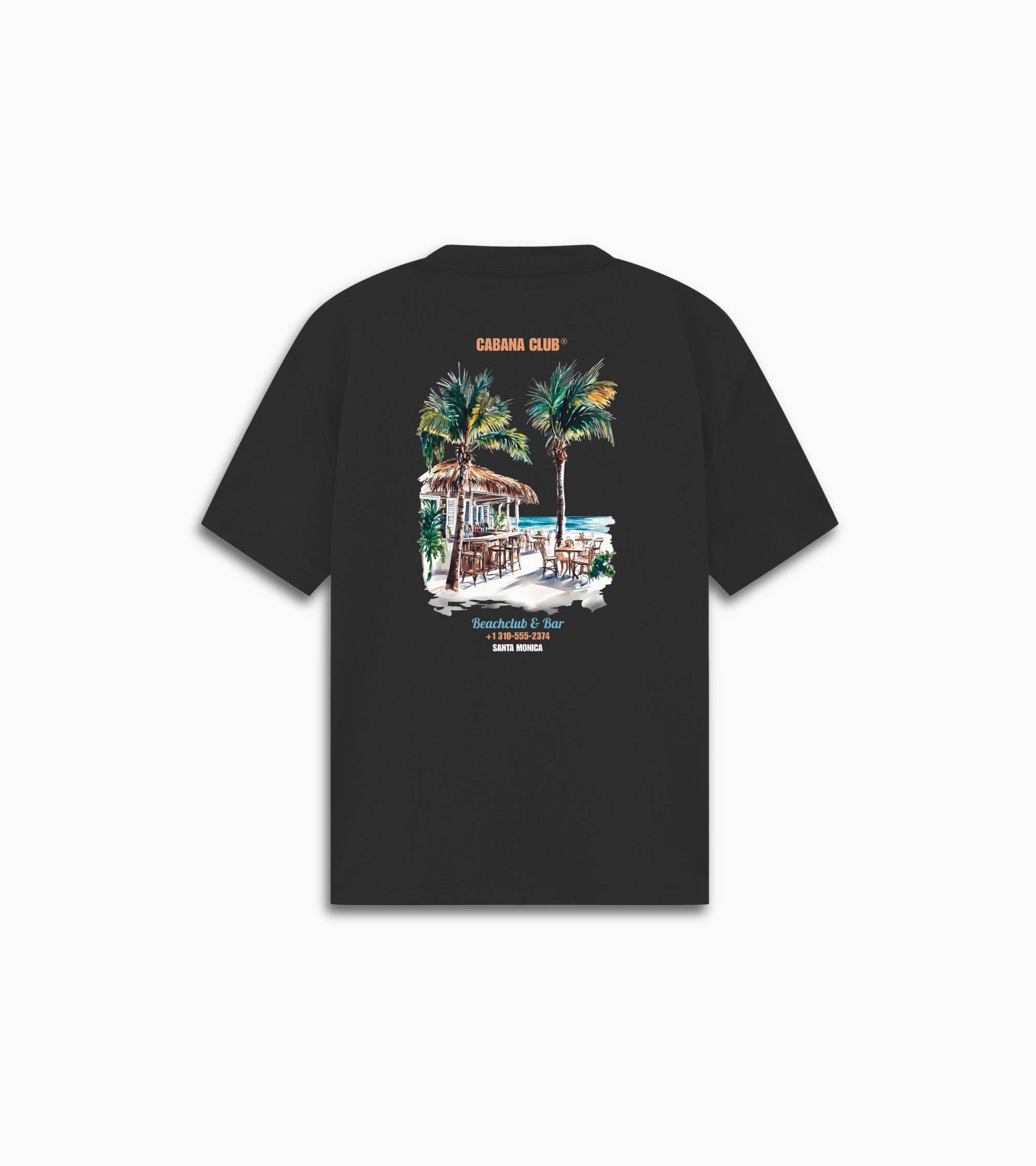 Beach Club tee Junior - Black