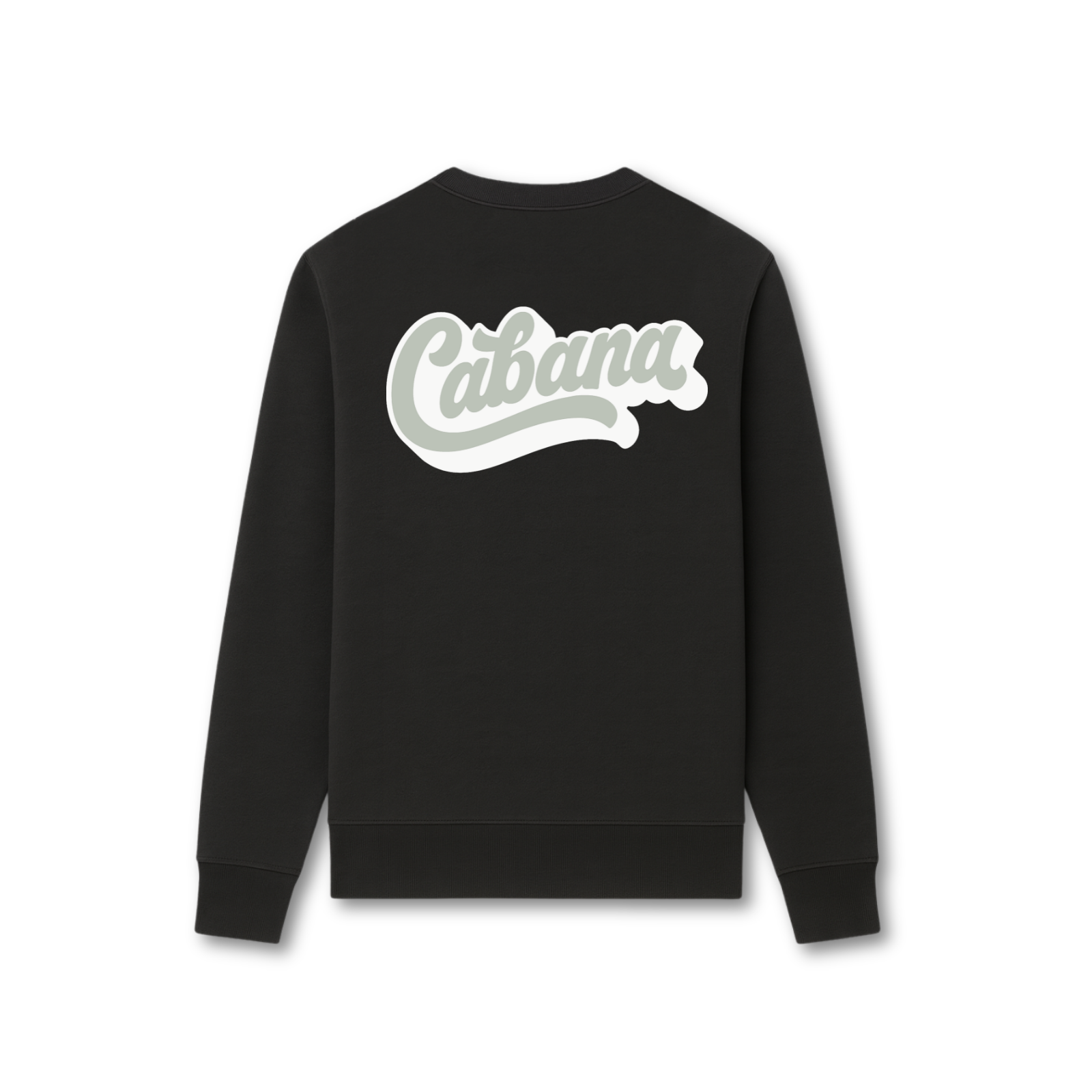 Wave Logo Sweater Zwart/Grijs