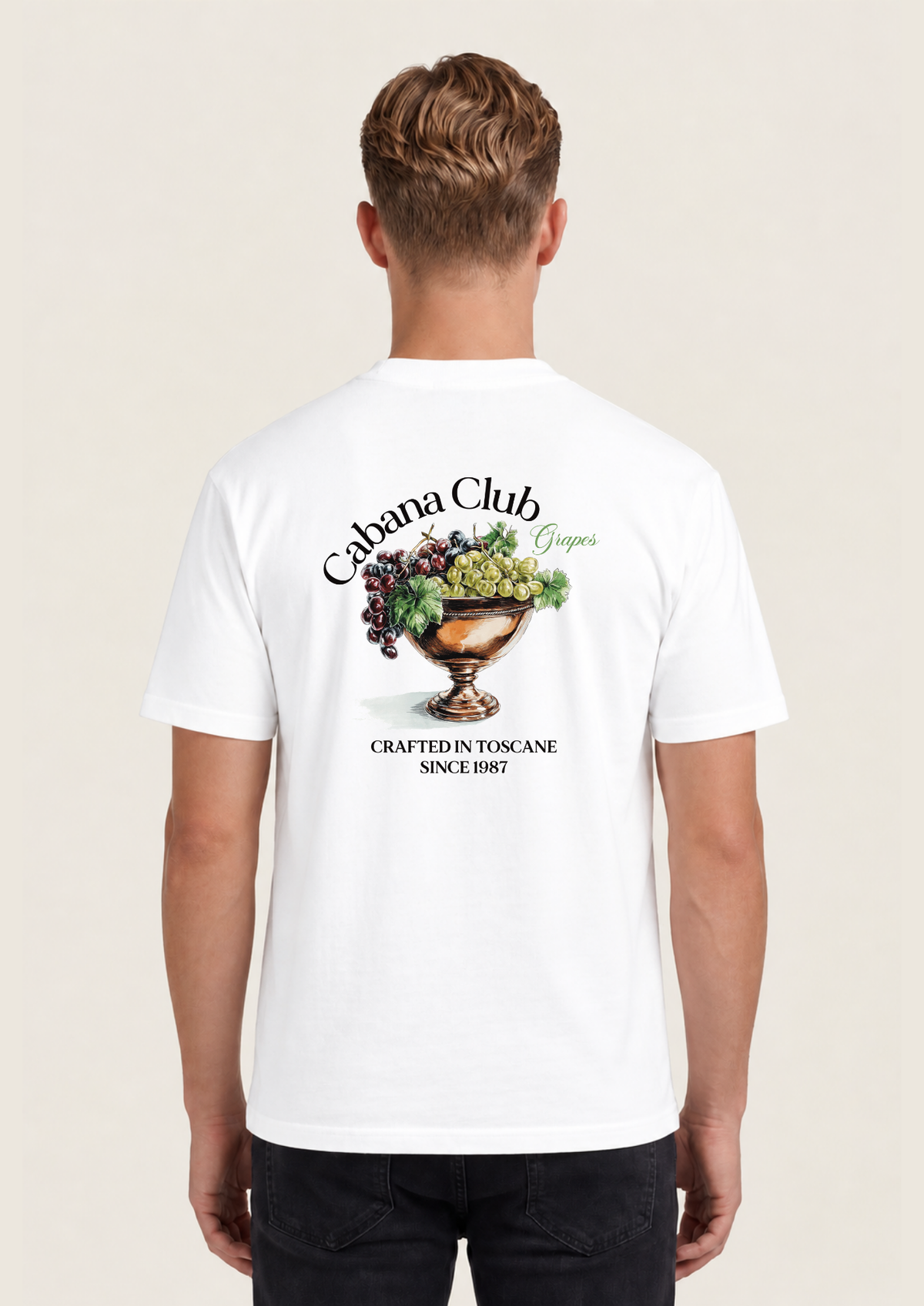 Bowl of Grapes Off-white - achterkant