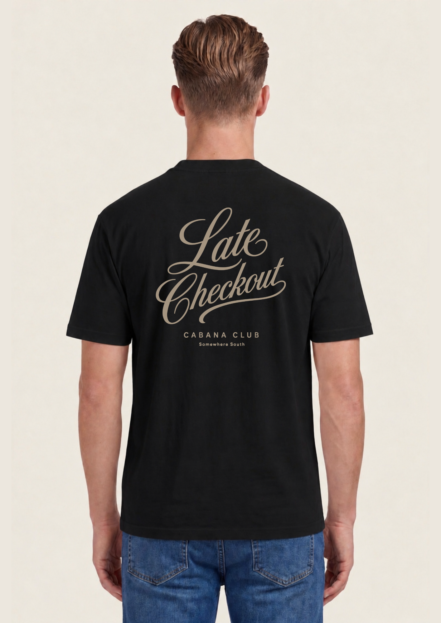 Late Checkout Black - achterkant