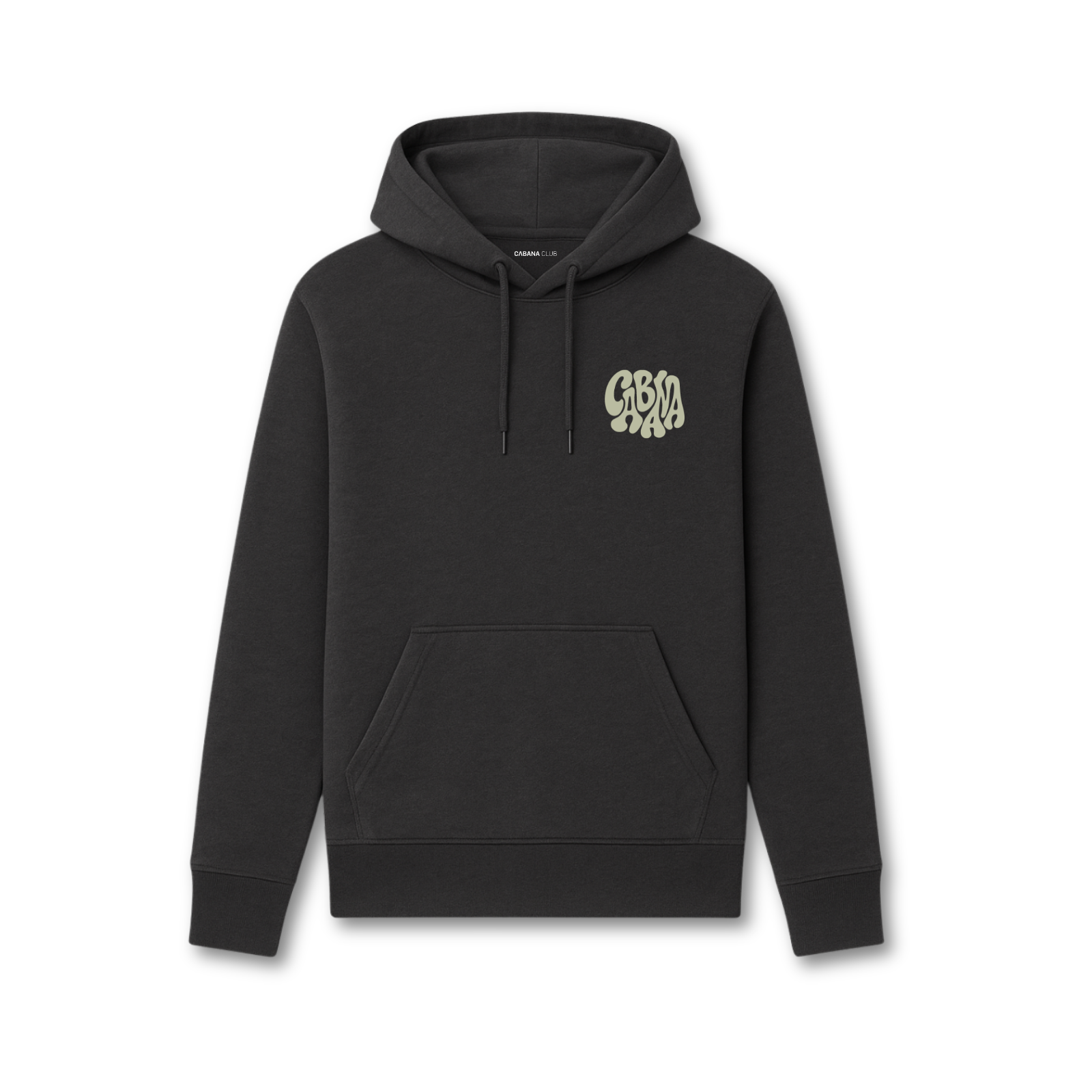 Swirl Hoodie Zwart/Army