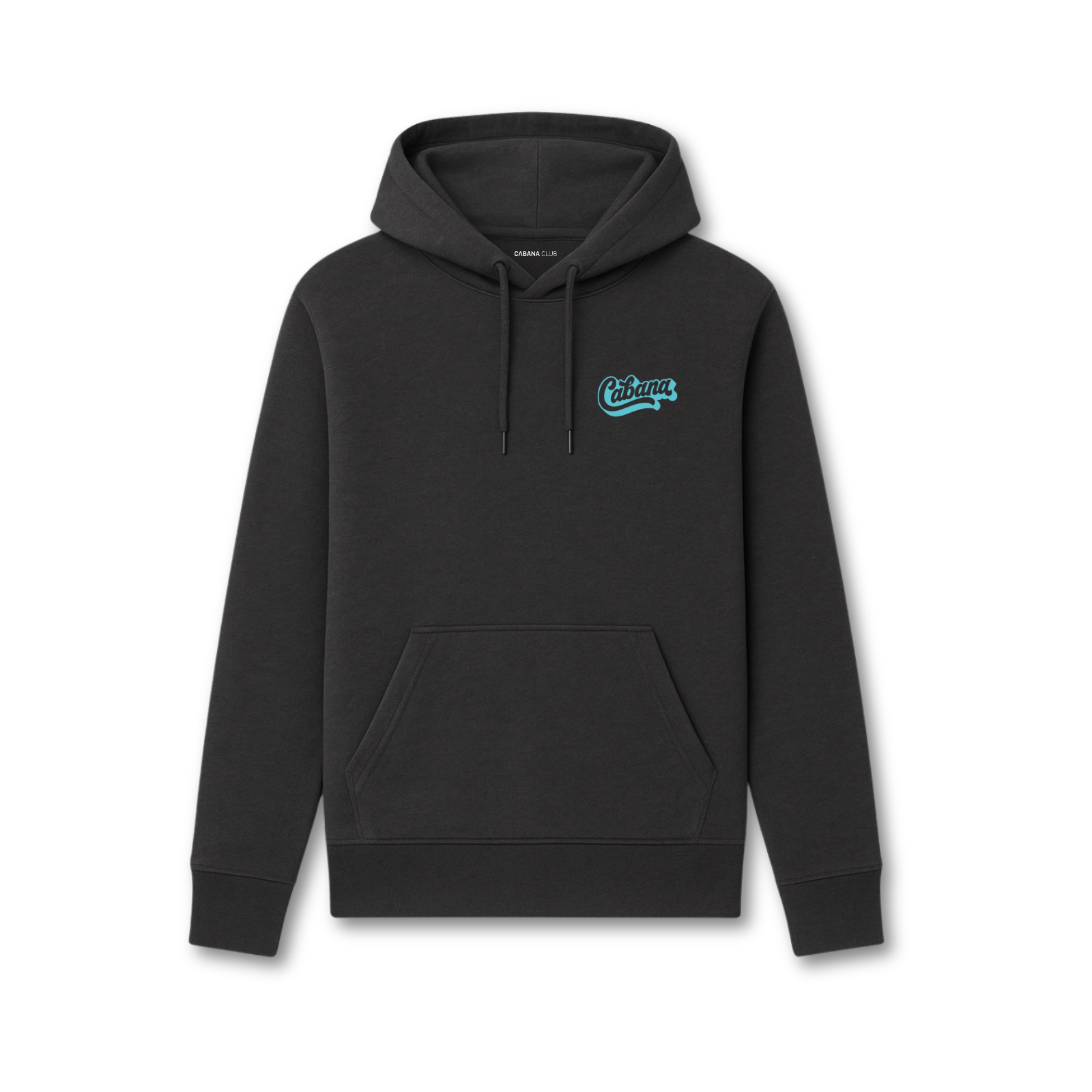 Wave Logo Hoodie Zwart/Blauw