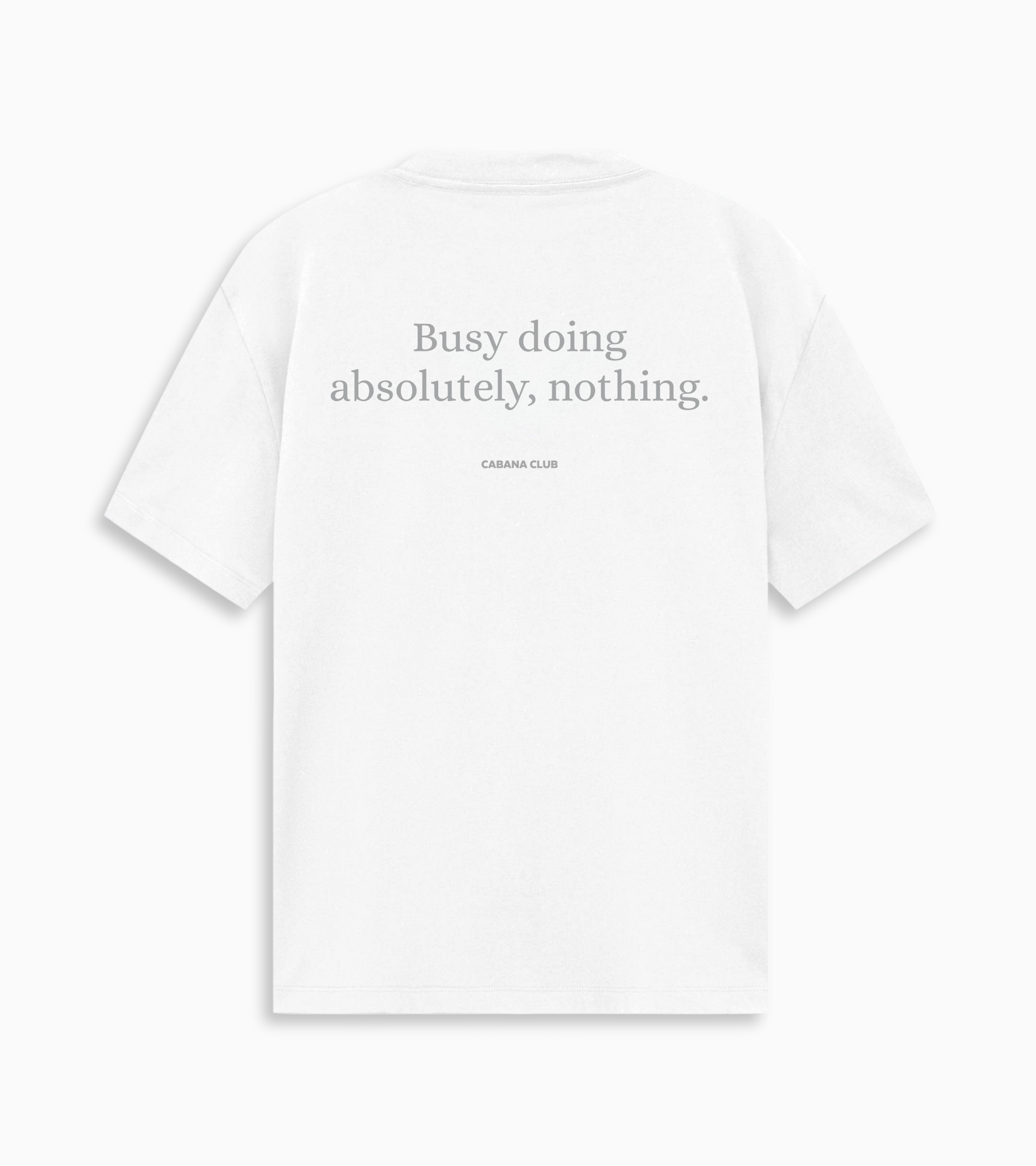 Busy Tee - White/Grey