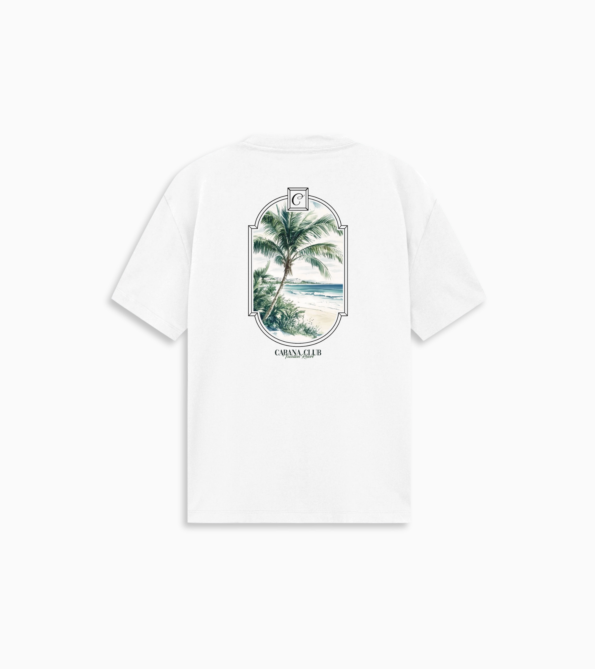 Palm tee Junior - White
