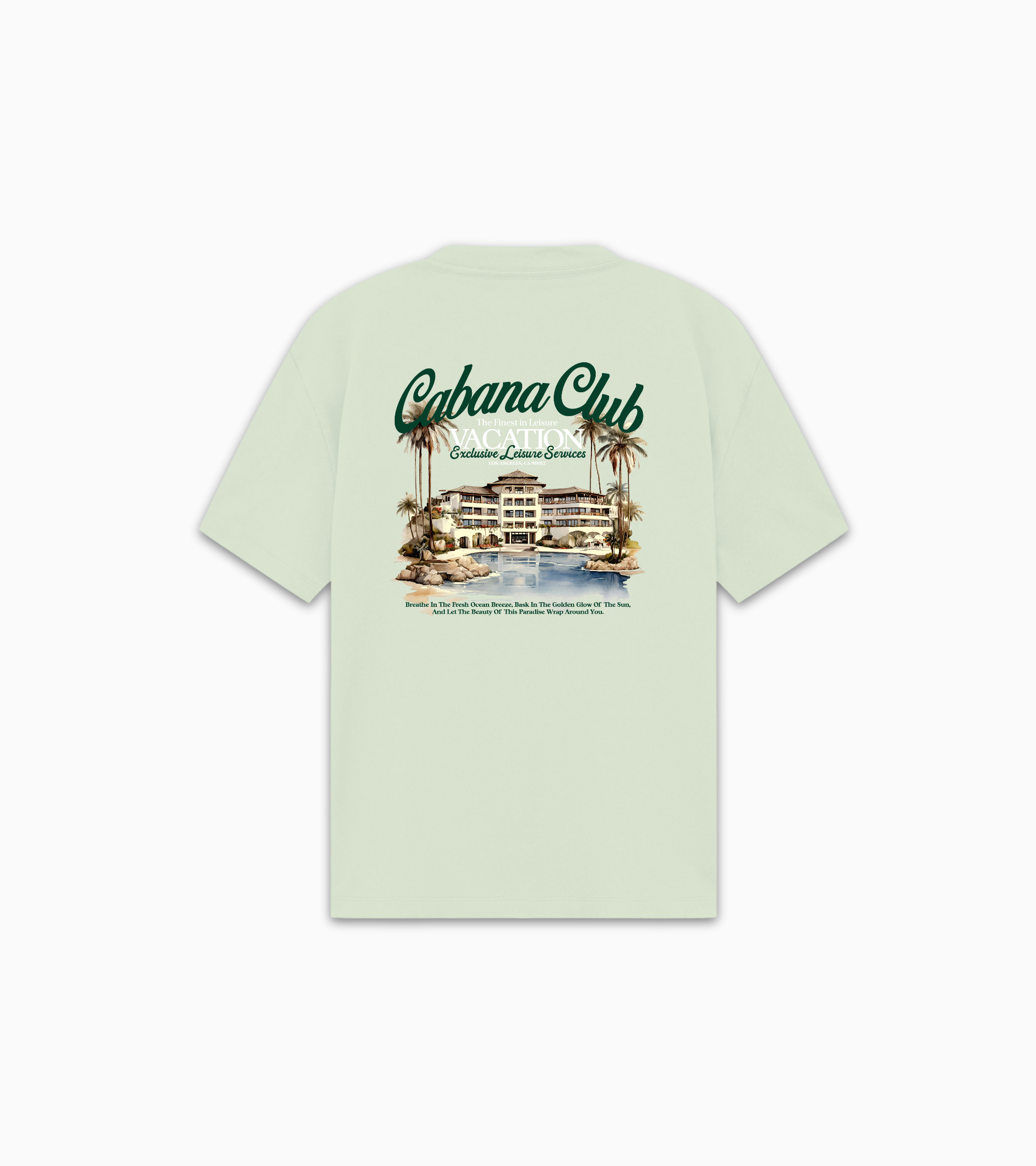 Vacation tee Junior - Light Green
