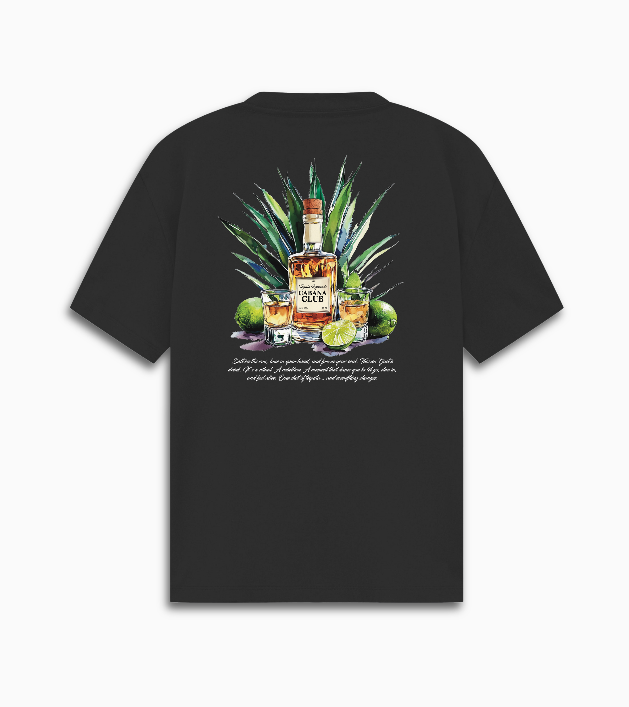 Tequila Tee- Black