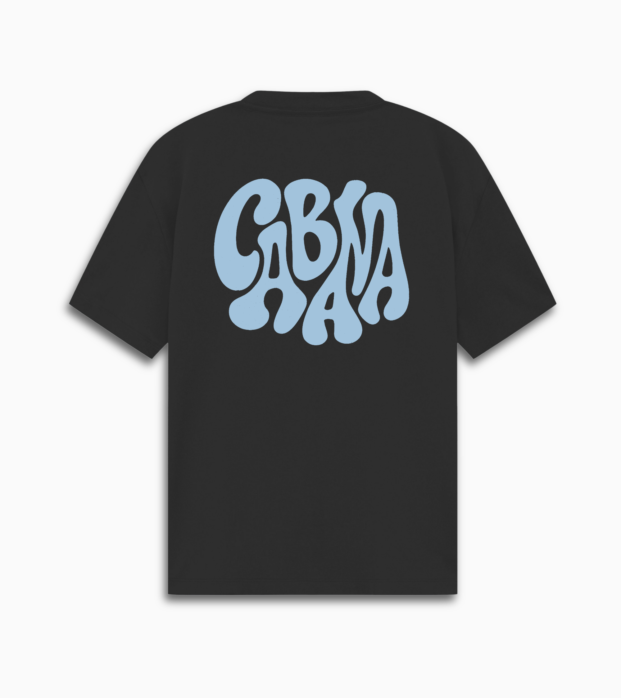 Swirl tee - Black/Blue
