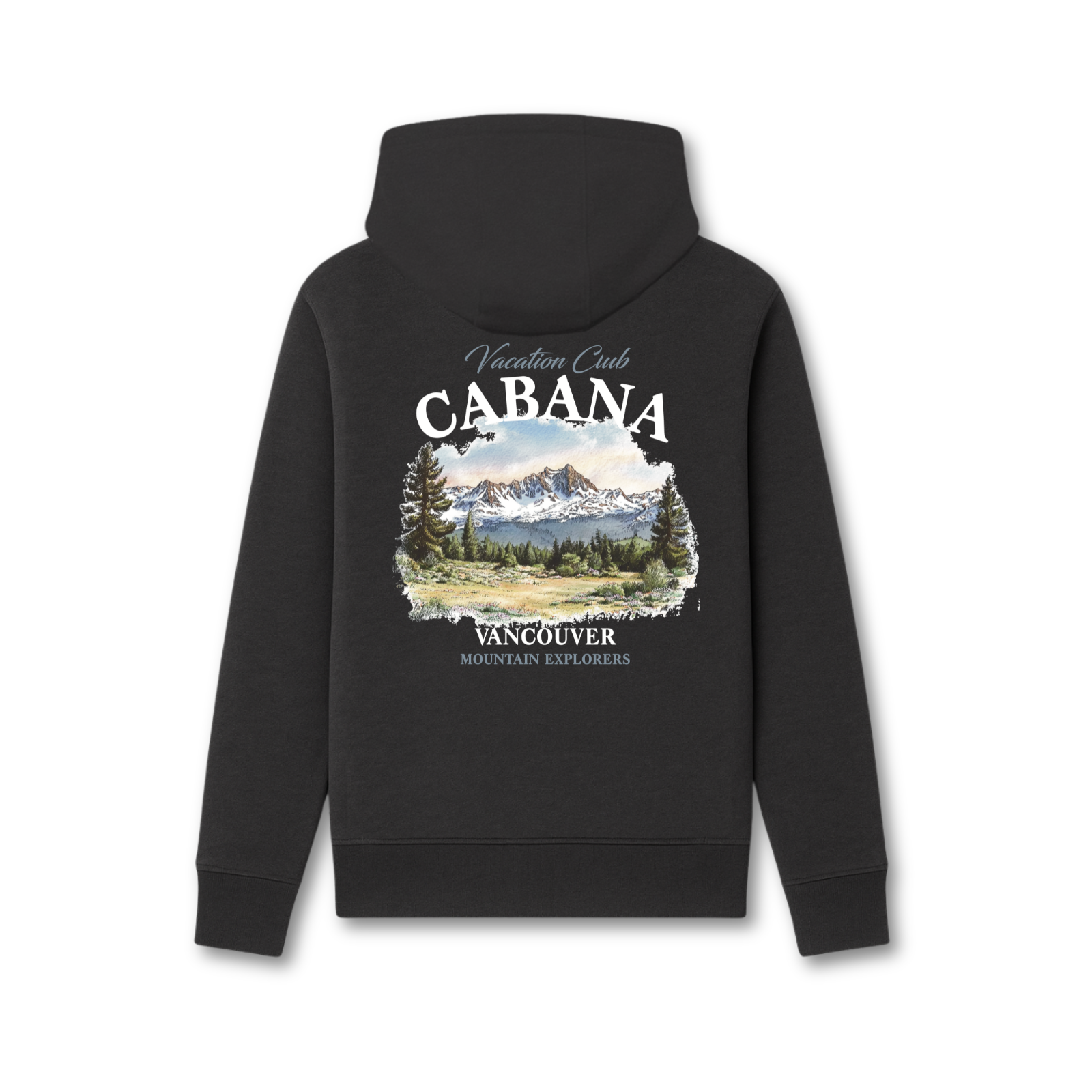 California Hoodie Zwart