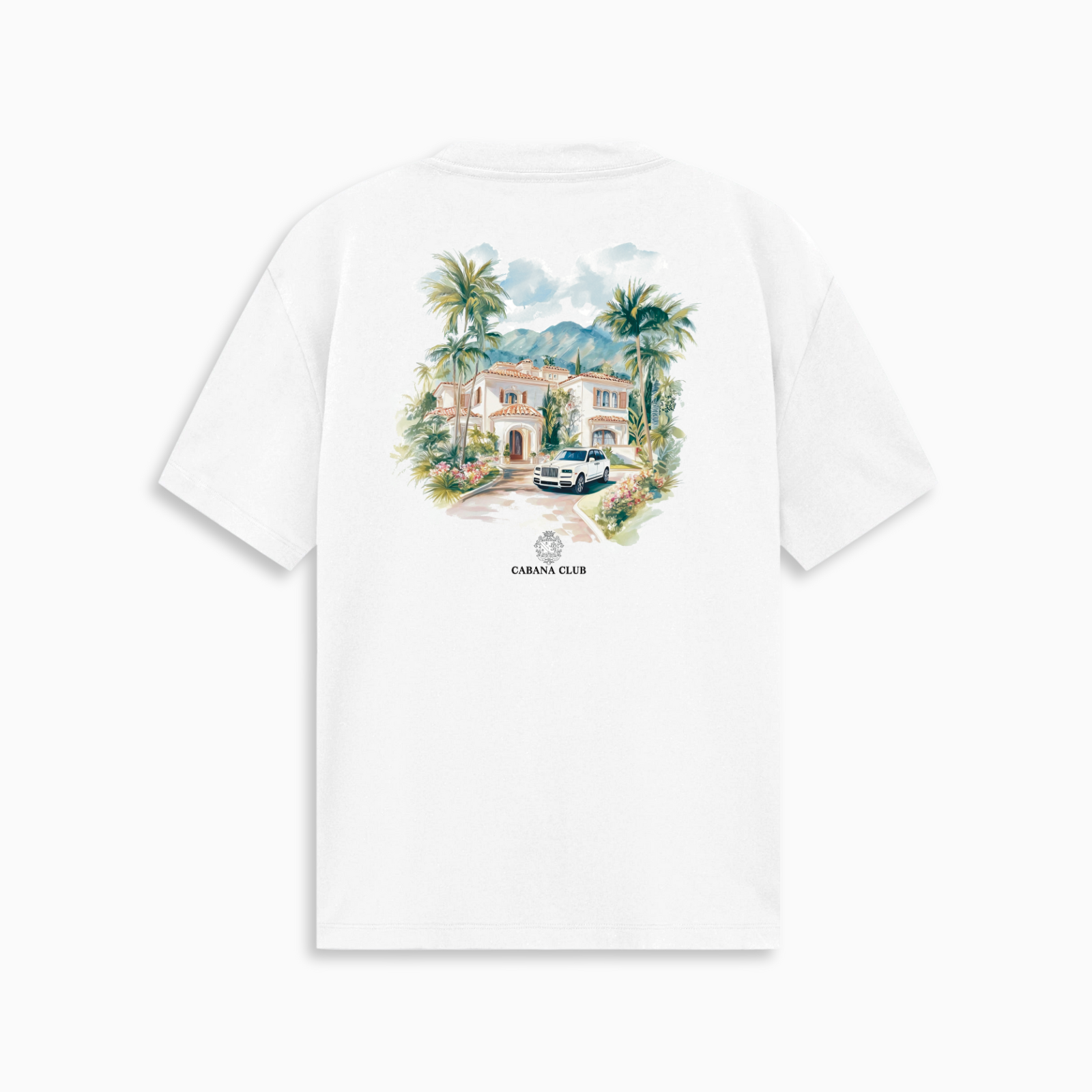 Mansion Tee - Wit