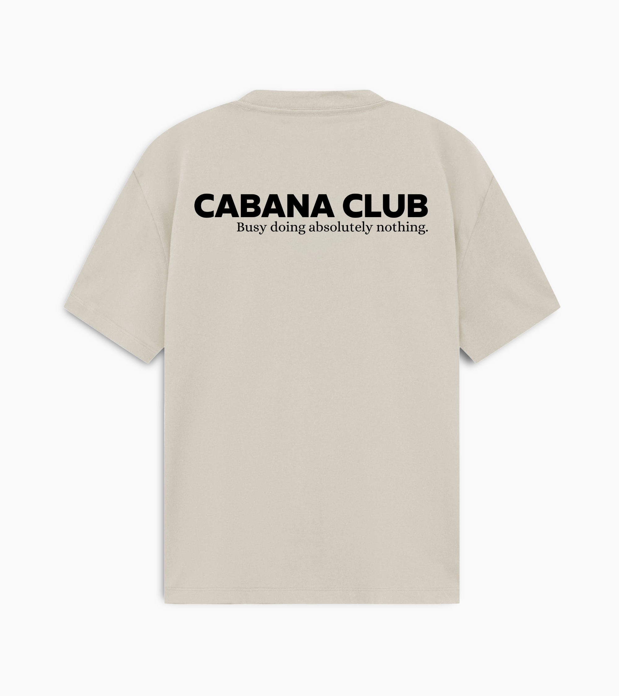 Out Of Office Tee - Beige/Black