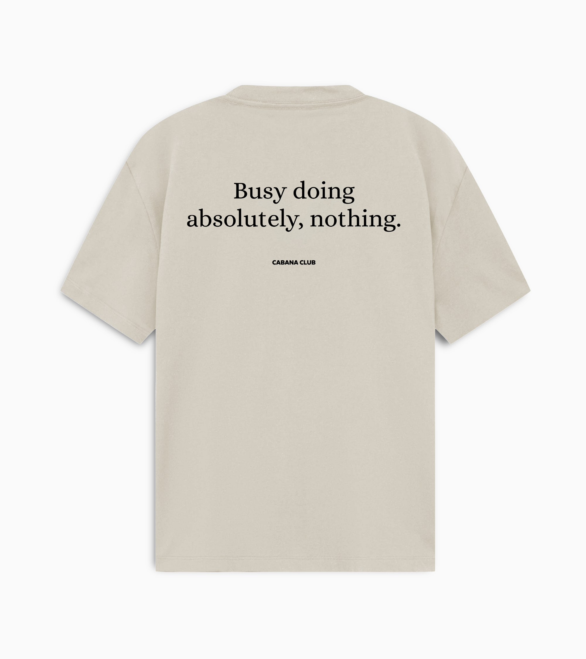 Busy Tee - Beige/Black