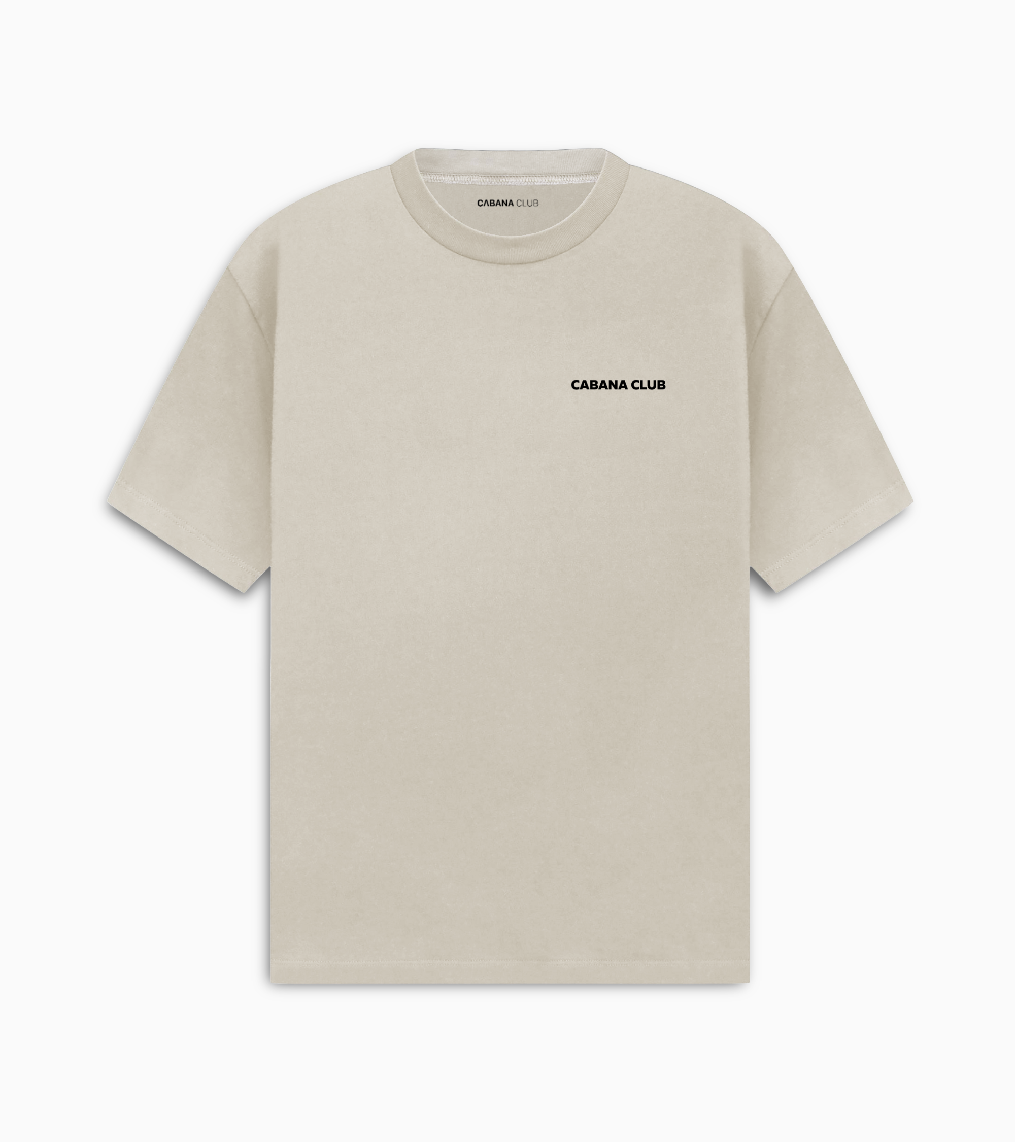 Basic Logo Tee - Beige/Black