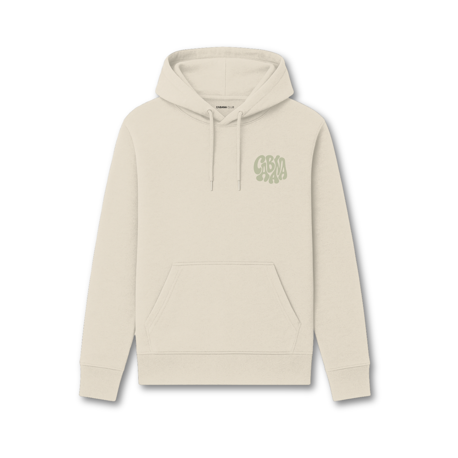 Swirl Hoodie Ecru/Army