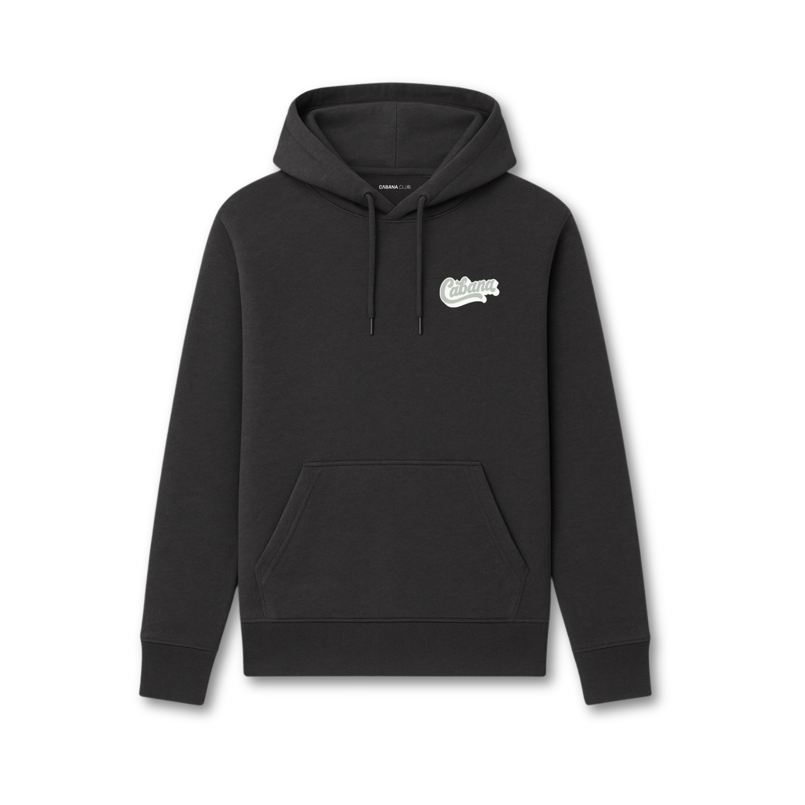 Wave Logo Hoodie Zwart/Grijs