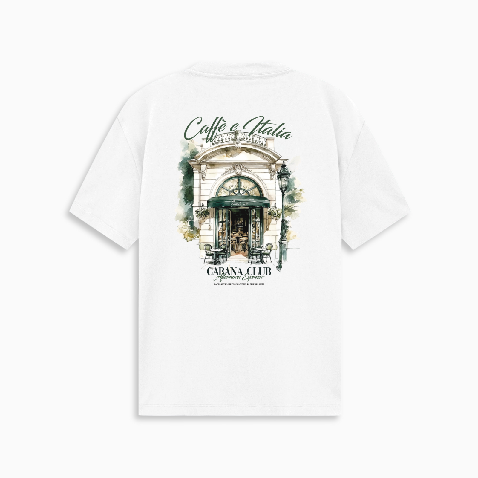 Cafe Italia Tee - Wit