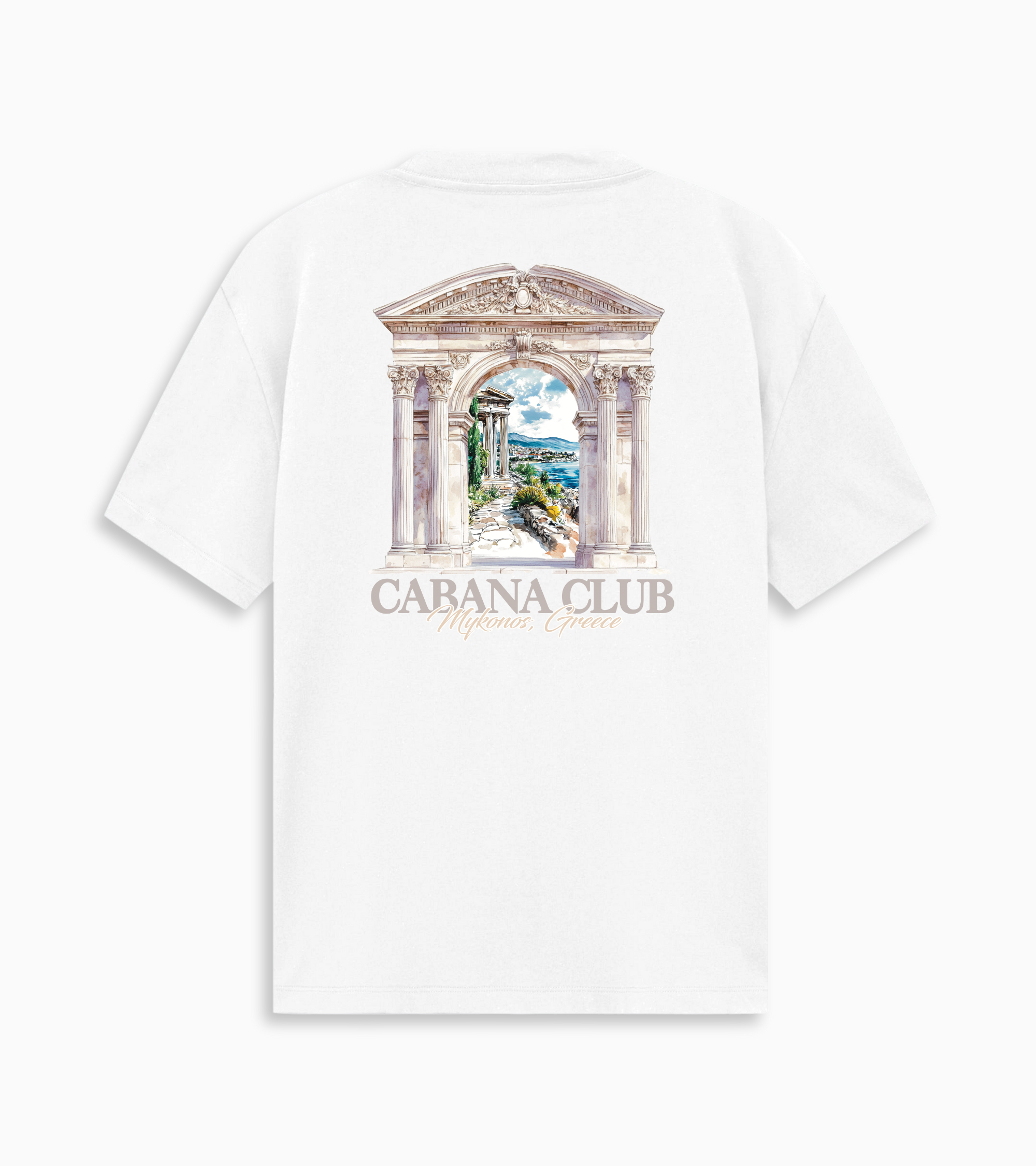 Mykonos Tee- White