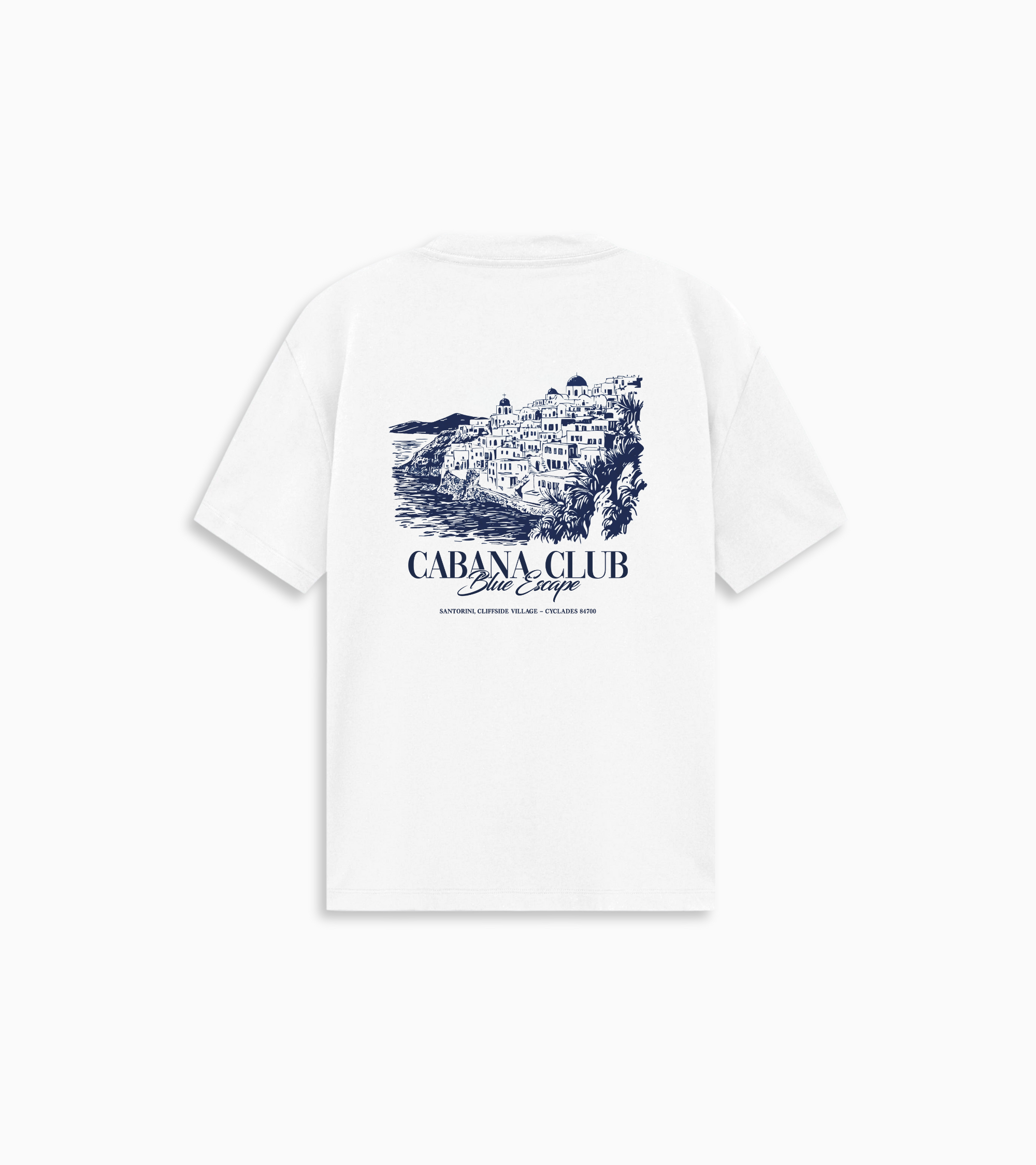 Blue Escape tee Junior - White