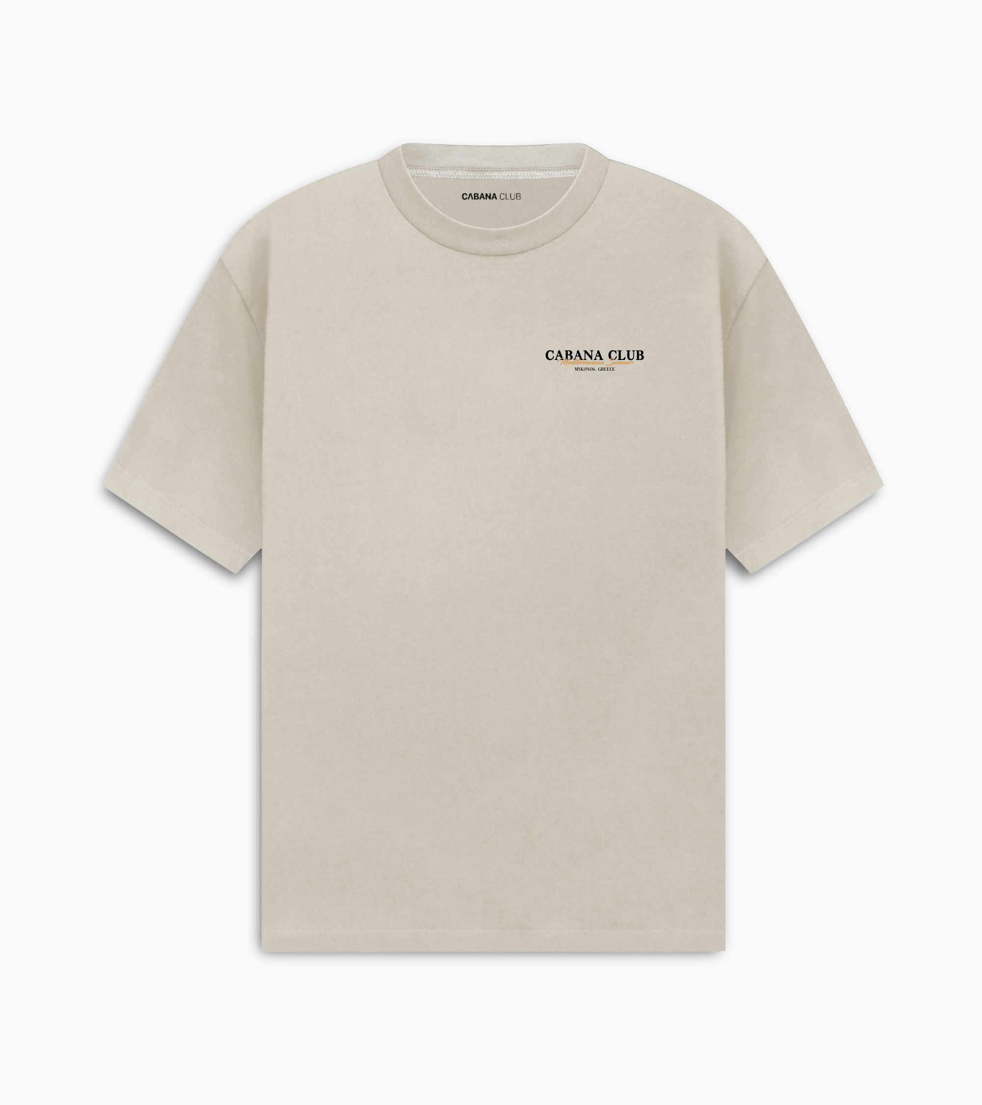 Essential Logo Tee- Beige