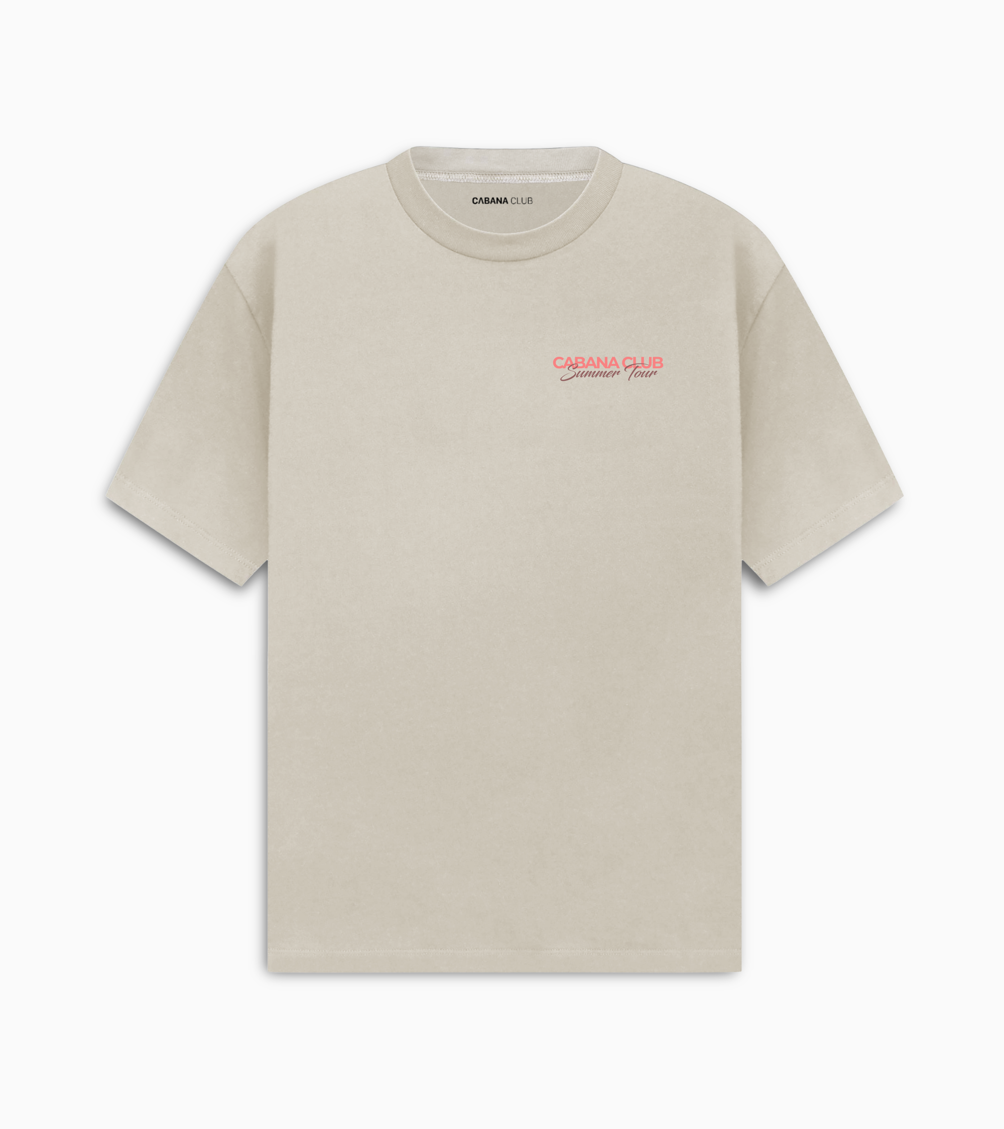 Summer Tour Tee- Beige