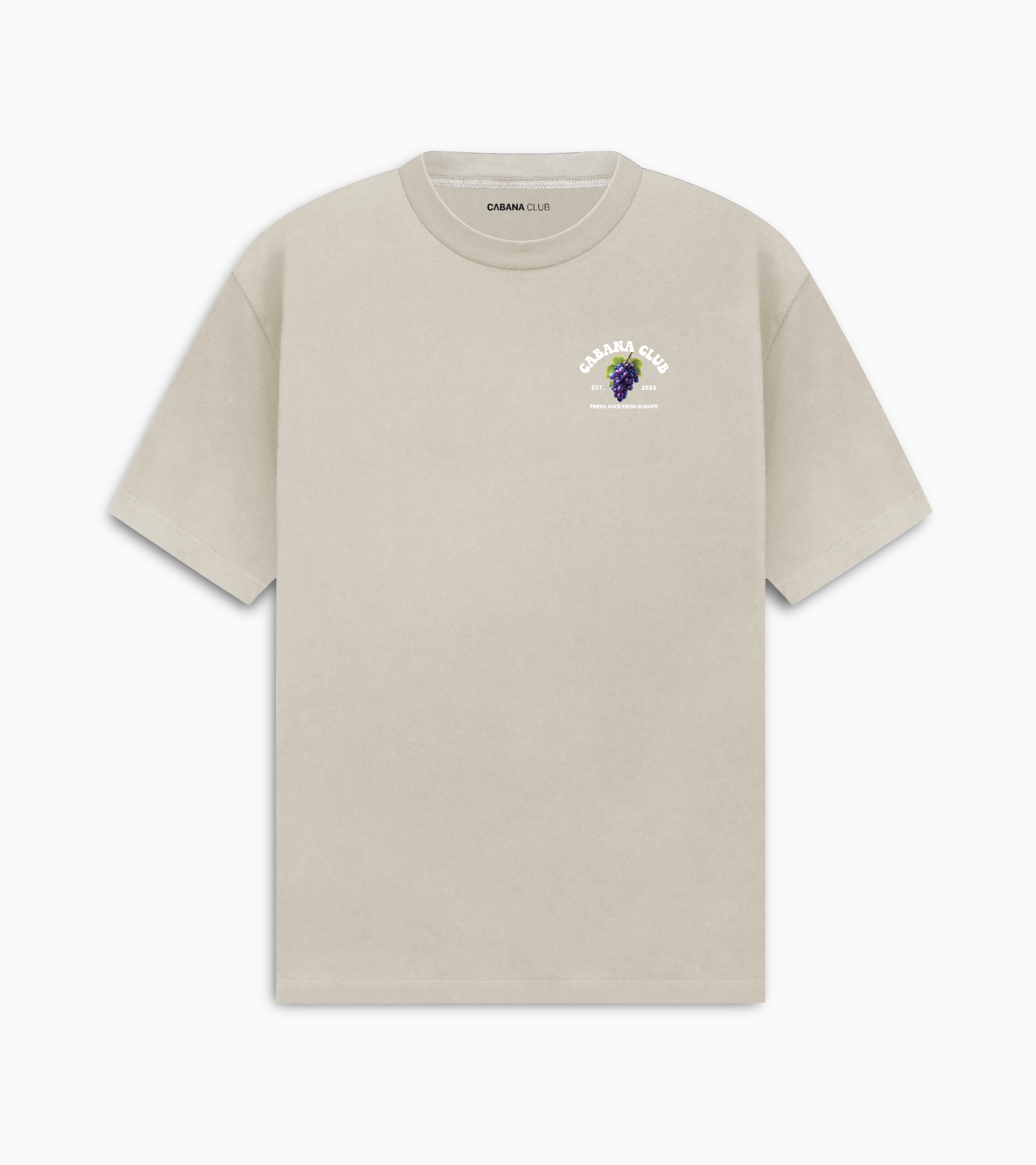 Grape Tee - Beige