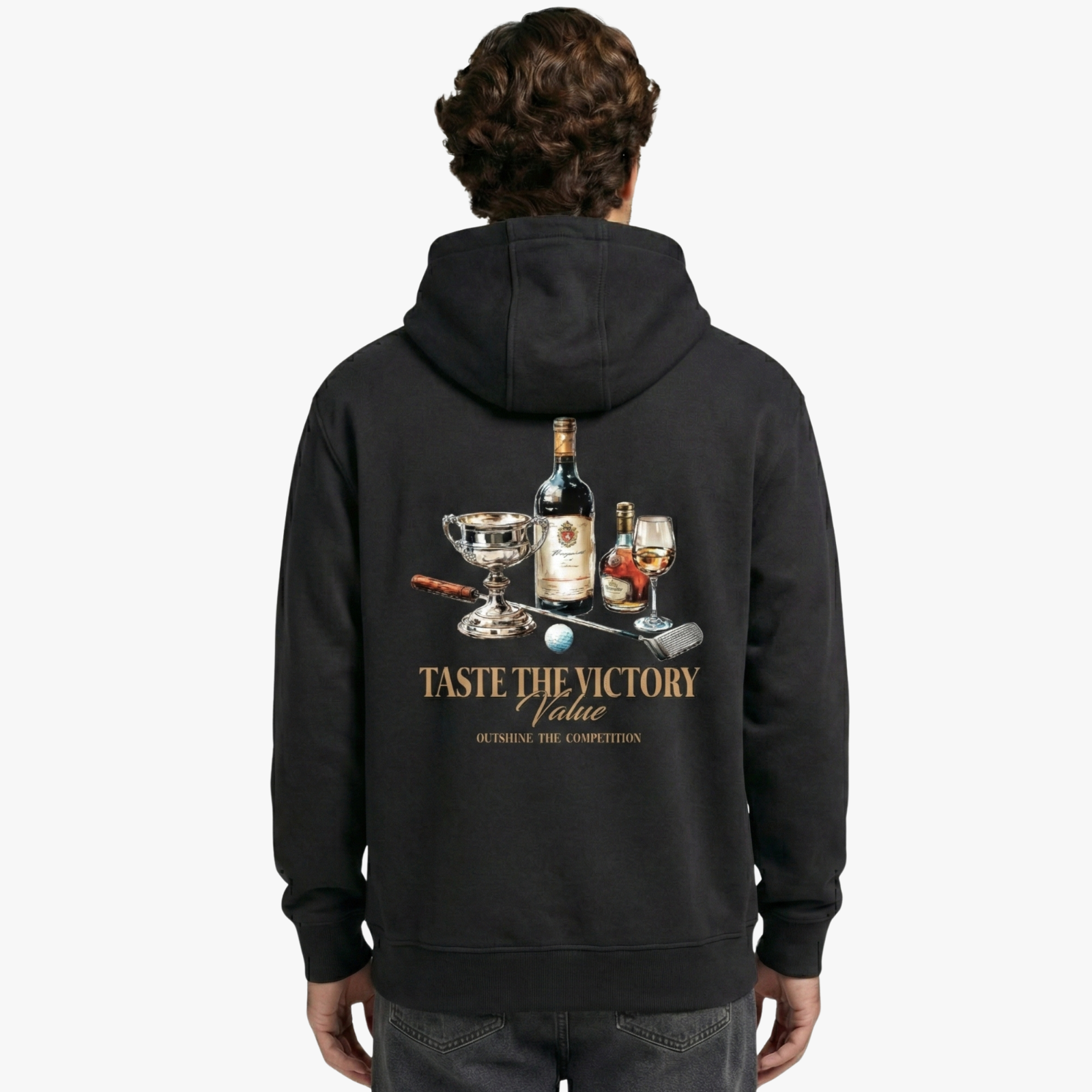 Victory Hoodie Zwart
