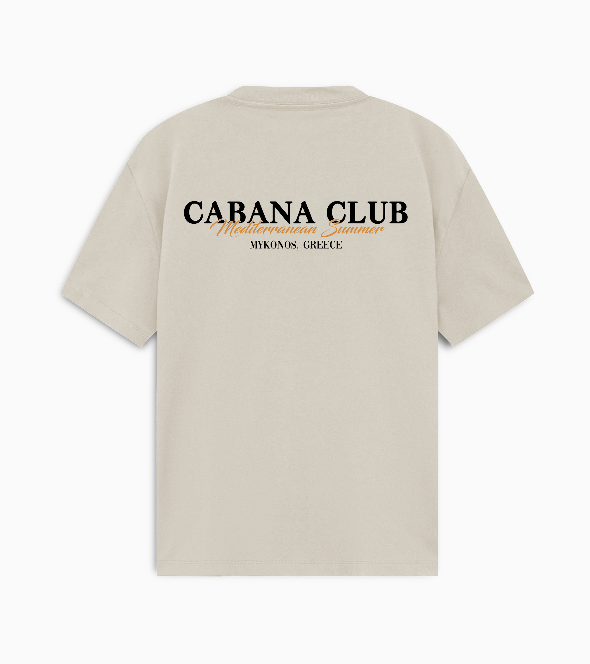Essential Logo Tee- Beige