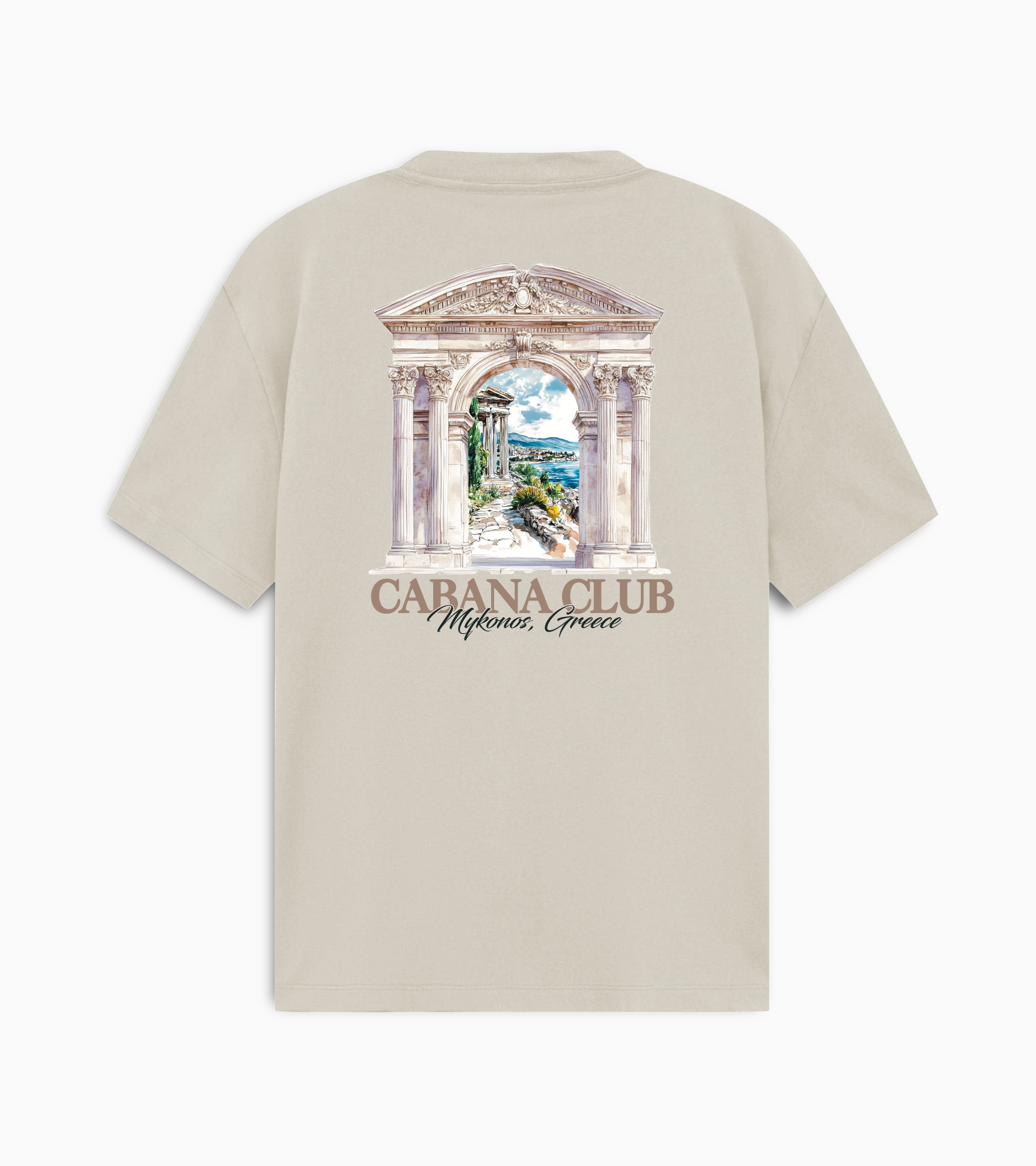 Mykonos Tee- Beige