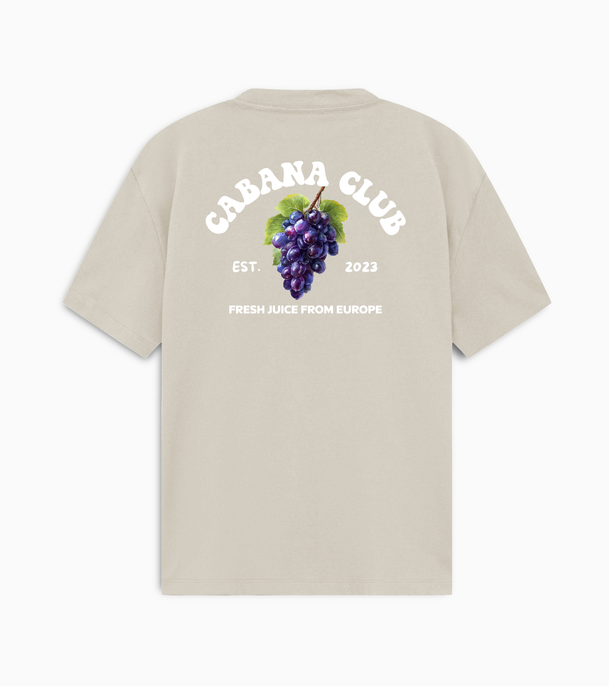 Grape Tee - Beige