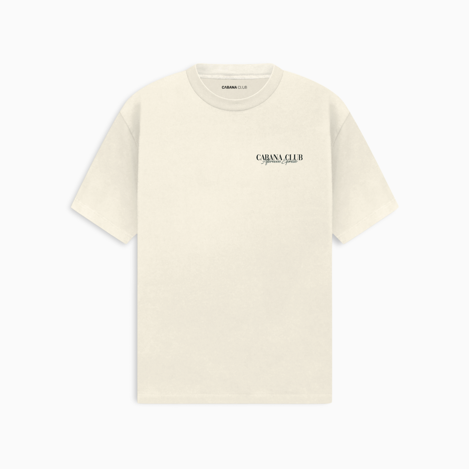 Cafe Italia Tee - Ecru